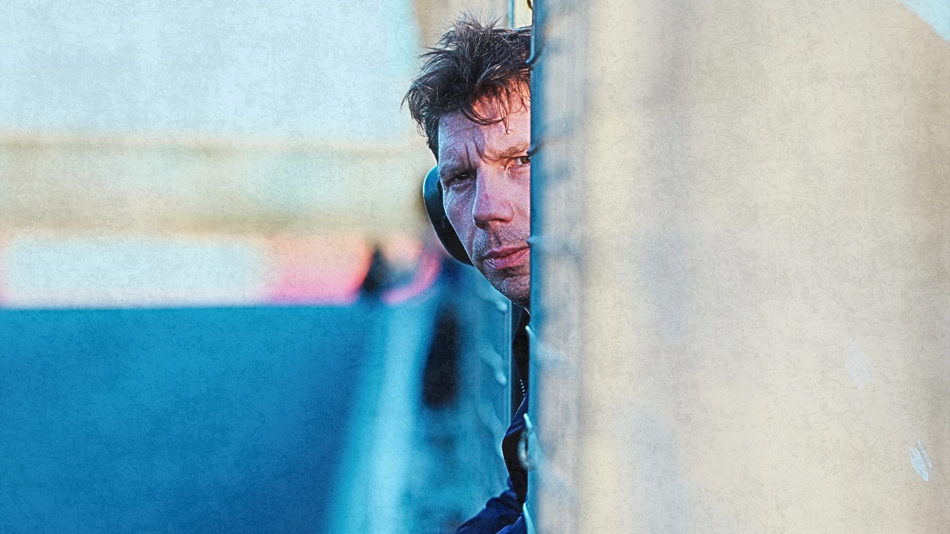 James Vowles, Team Principal of Williams, speaks during an interview at the Williams Experience Centre