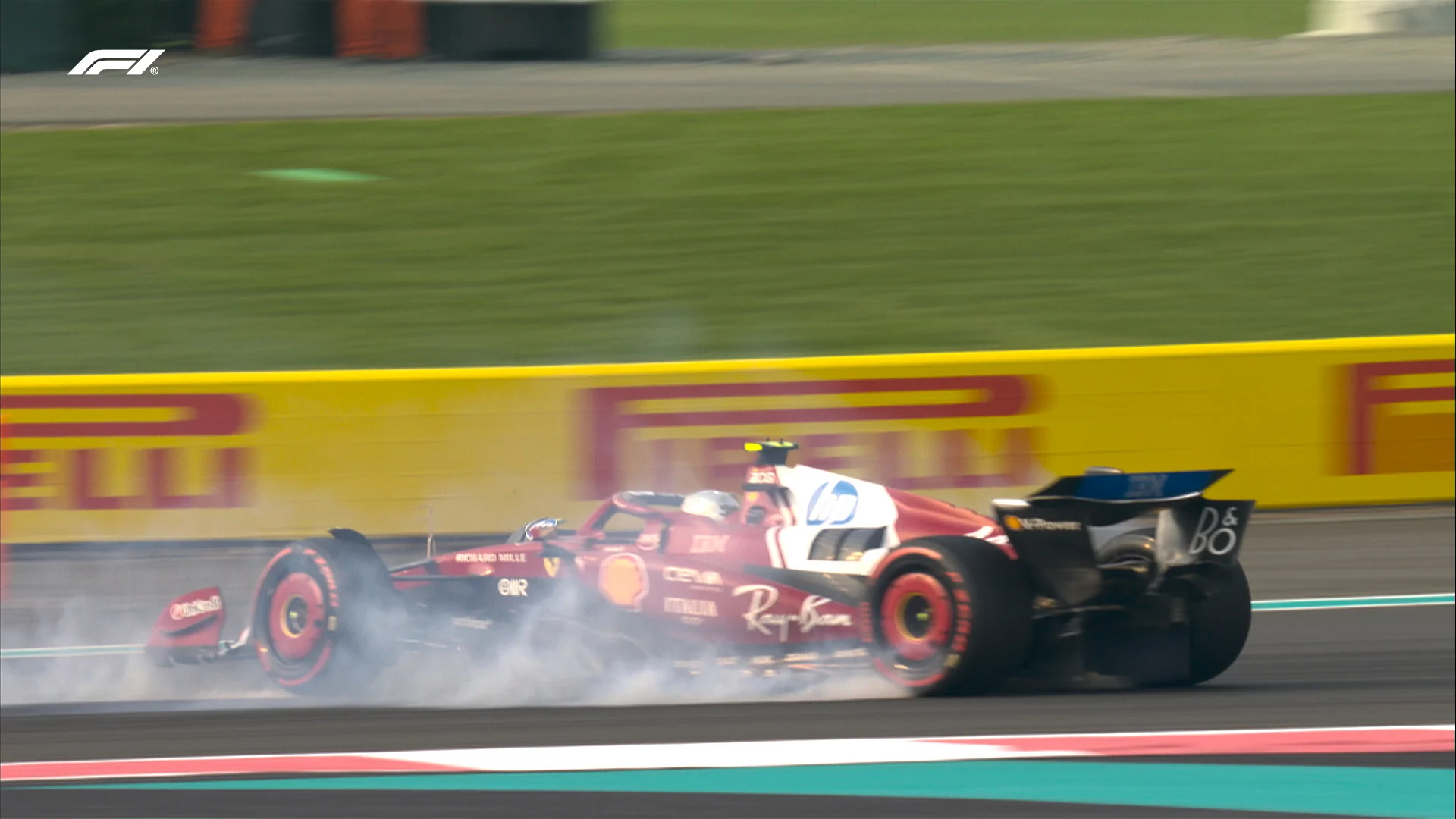 아부다비 FP3 라이브 주행 장면