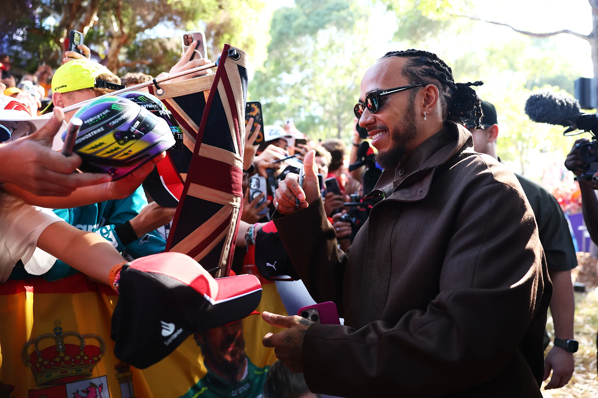 Check out the drivers' best paddock fits of the season