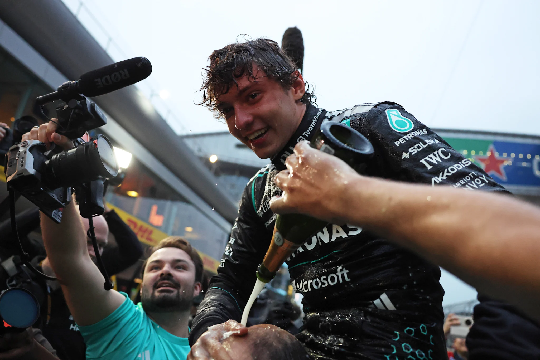 How F1 drivers reacted to Antonelli's first Grand Prix win