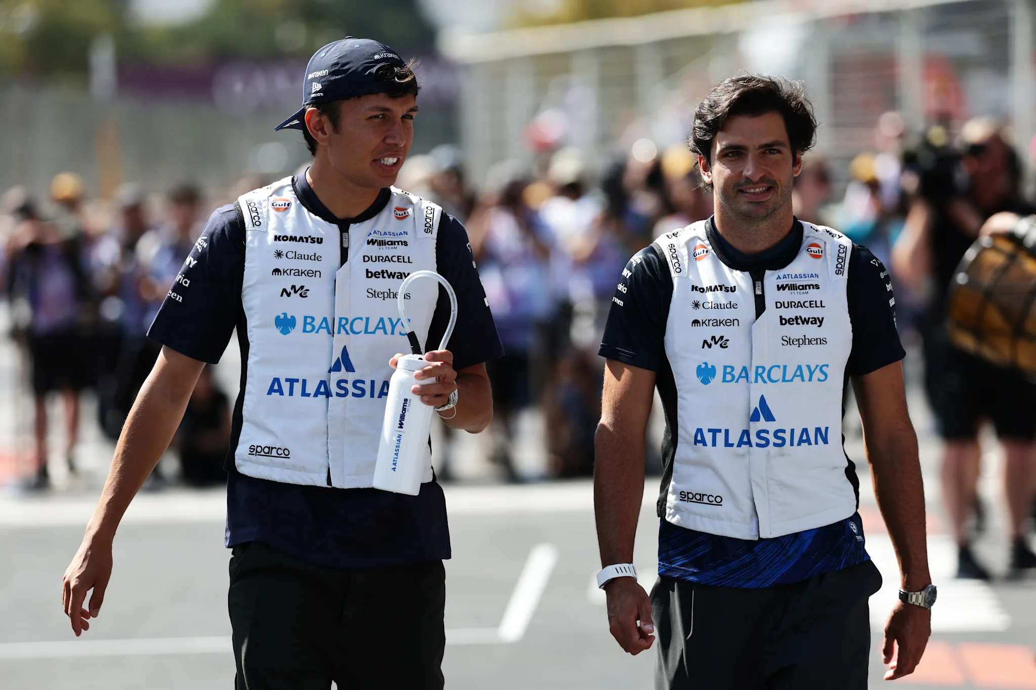 Sainz and Albon evaluate Williams’ Baku upgrades