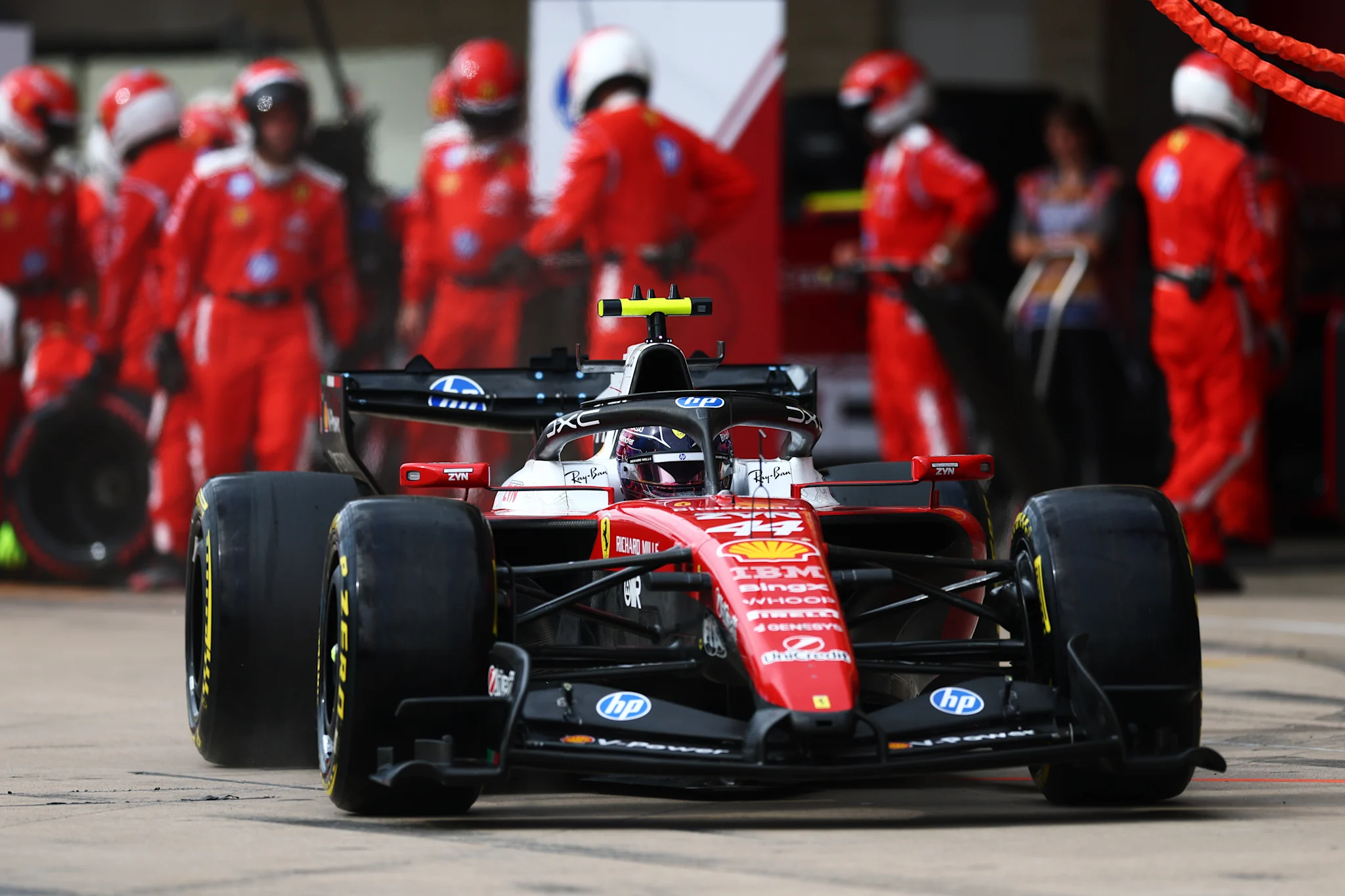 What went into Ferrari's upgrade package in the US?