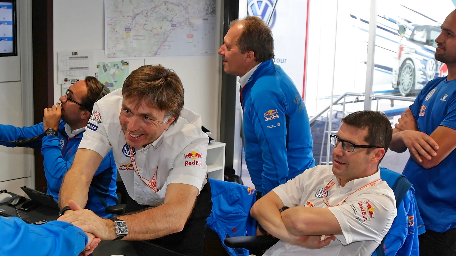 Sven Smeets, Jost Capito, Wilhelm Rampf, Francois-Xavier Demaison, Richard Browne
WRC Rally Spain