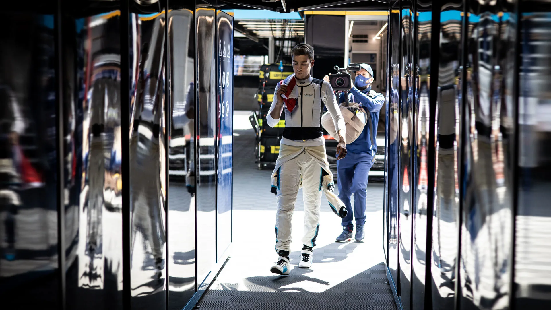 George Russell (GBR) Williams Racing.
British Grand Prix, Saturday 17th July 2021. Silverstone,