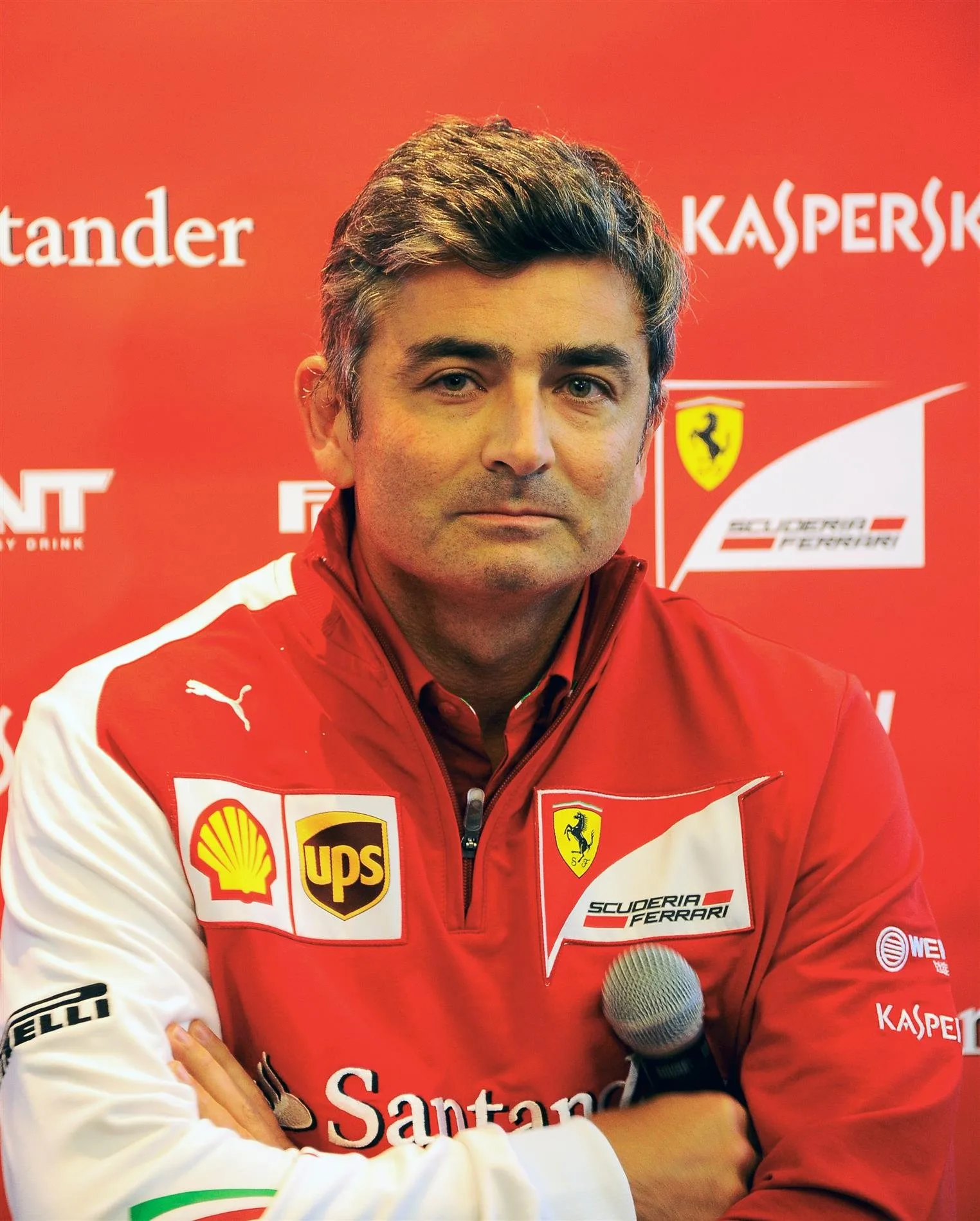 Marco Mattiaci (ITA) Ferrari Team Principal in the Ferrari Press Conference. Formula One World Championship, Rd4, Chinese Grand Prix, Practice, Shanghai, China, Friday, 18 April 2014