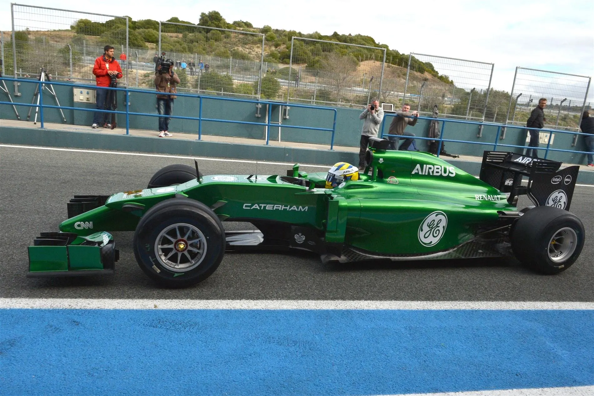 Marcus Ericsson (SWE) Caterham CT05. Formula One Testing, Jerez, Spain, Day One, Tuesday, 28 January 2014. © Sutton Images