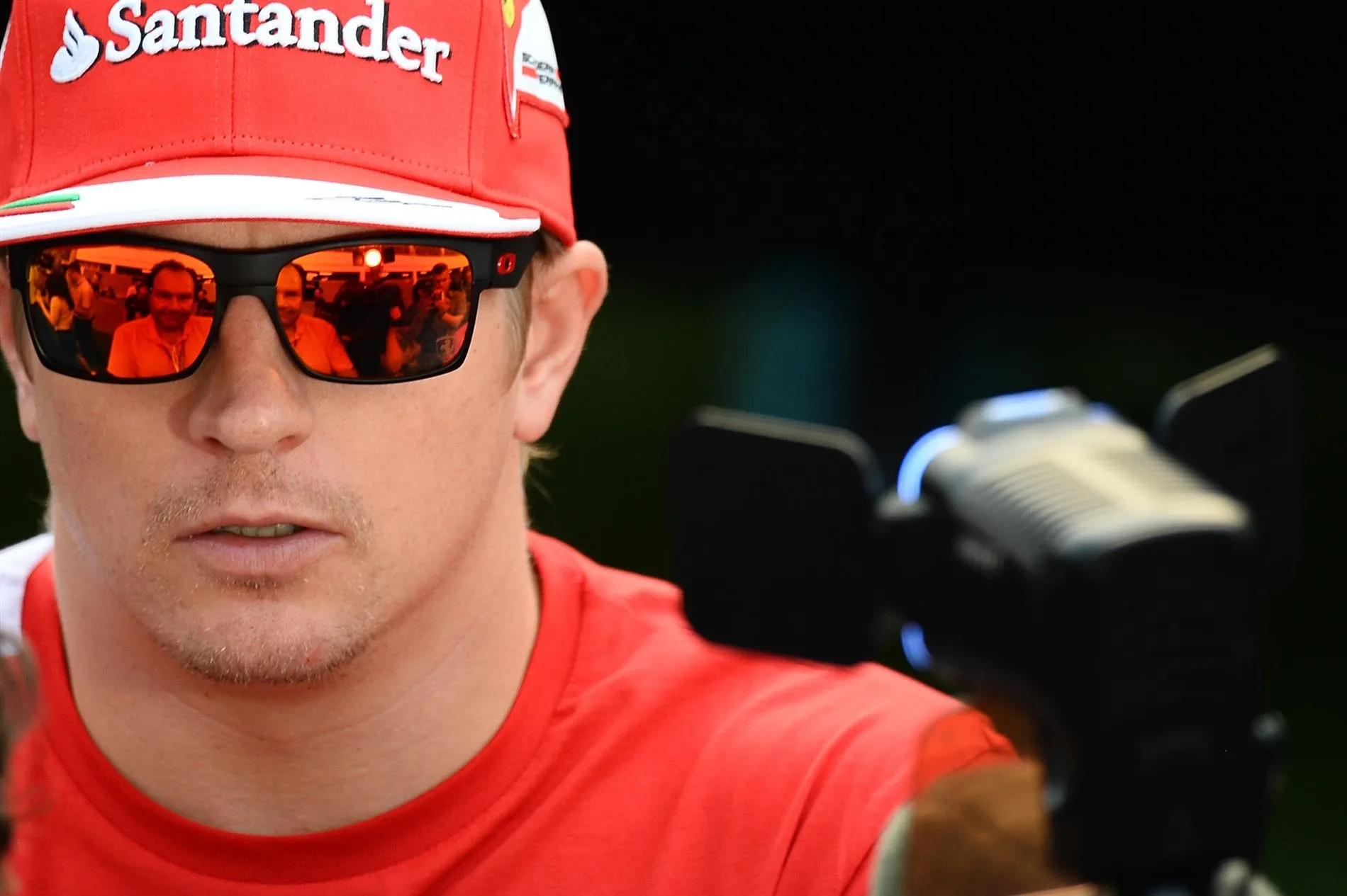 Kimi Raikkonen (FIN) Ferrari. Formula One World Championship, Rd14, Singapore Grand Prix, Marina Bay Street Circuit, Singapore, Preparations, Thursday, 18 September 2014
