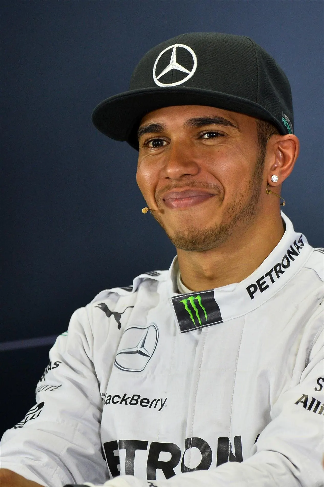 Pole sitter Lewis Hamilton (GBR) Mercedes AMG F1 in the Press Conference. Formula One World Championship, Rd1, Australian Grand Prix, Qualifying, Albert Park, Melbourne, Australia, Saturday, 15 March 2014. © Sutton Images