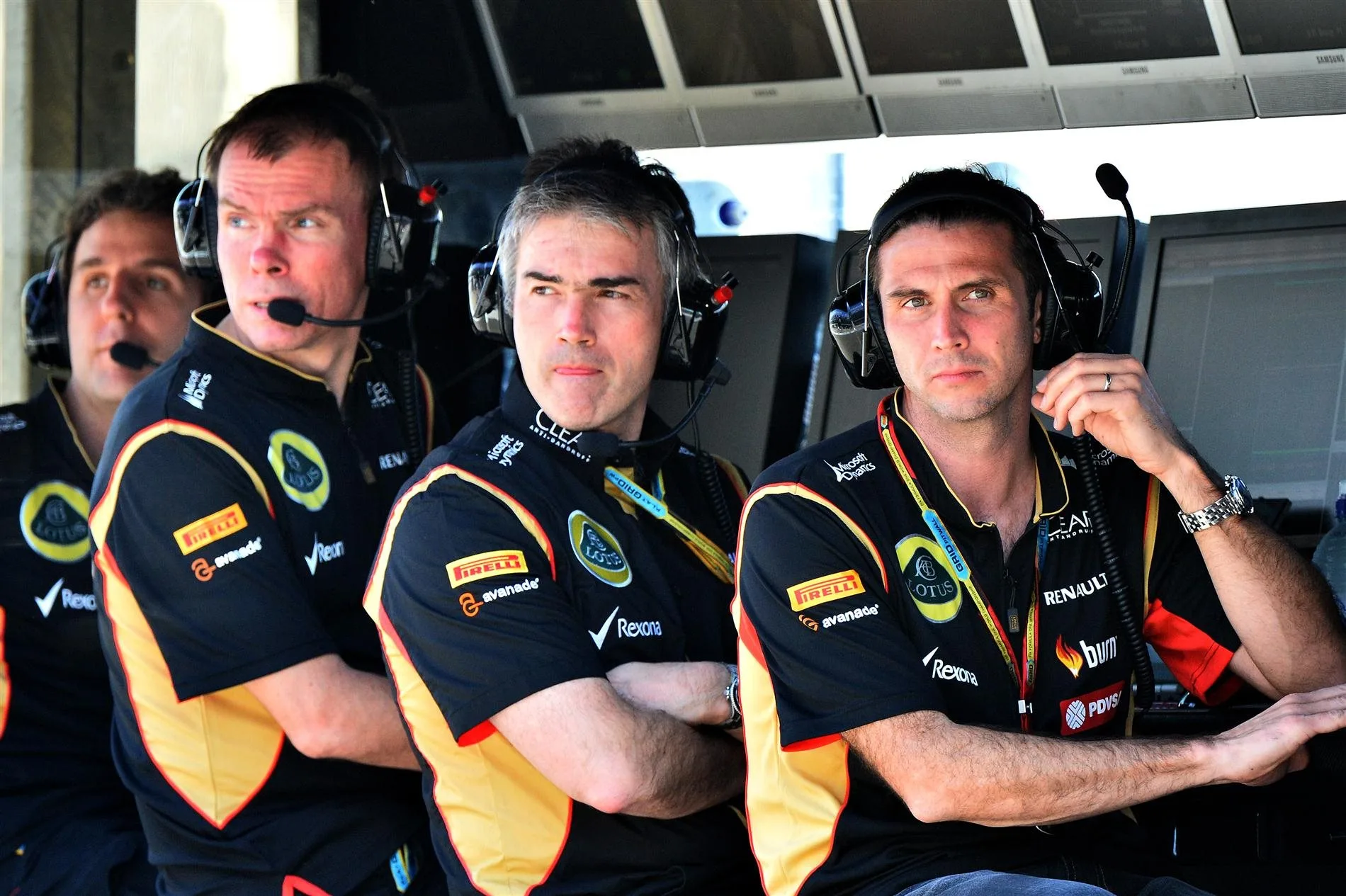(L to R): Alan Permane (GBR) Lotus F1 Race Engineer and Nick Chester (GBR) Lotus Technical Director. Formula One World Championship, Rd1, Australian Grand Prix, Practice, Albert Park, Melbourne, Australia, Friday, 14 March 2014. © Sutton Images