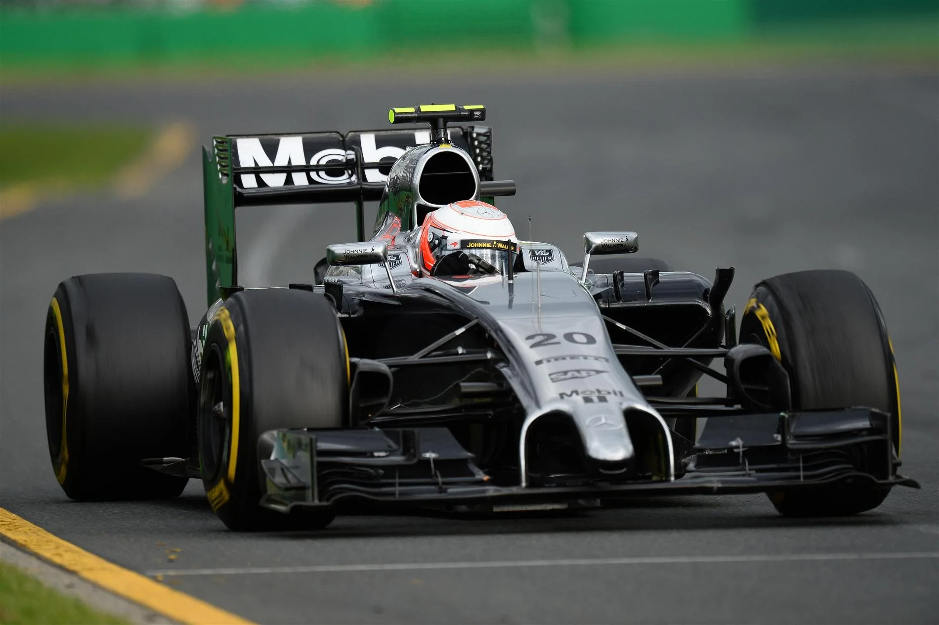 Kevin Magnussen (DEN) McLaren MP4-29. Formula One World Championship, Rd1, Australian Grand Prix, Race, Albert Park, Melbourne, Australia, Sunday, 16 March 2014