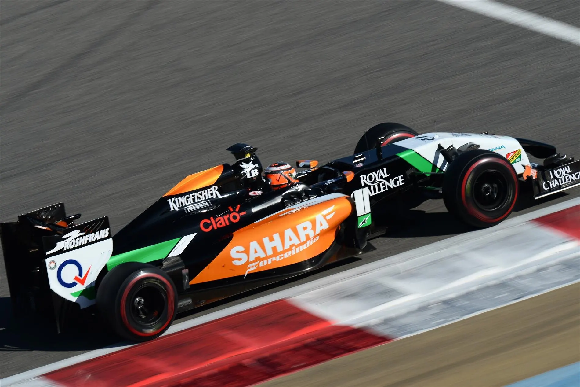 Nico Hulkenberg (GER) Force India VJM07. Formula One Testing, Day Four, Bahrain International Circuit, Sakhir, Bahrain, Sunday, 2 March 2014
