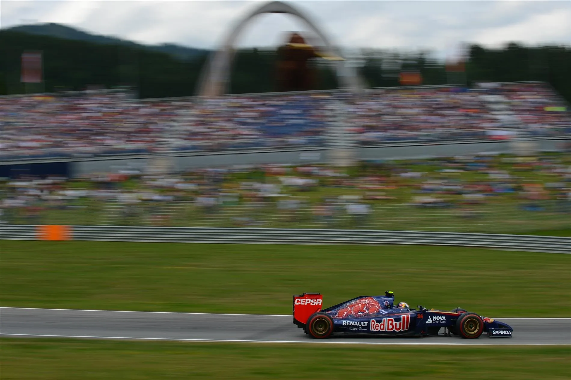 Daniil Kvyat (RUS) Scuderia Toro Rosso STR9. Formula One World Championship, Rd8, Austrian Grand Prix, Qualifying, Spielberg, Austria, Saturday, 21 June 2014