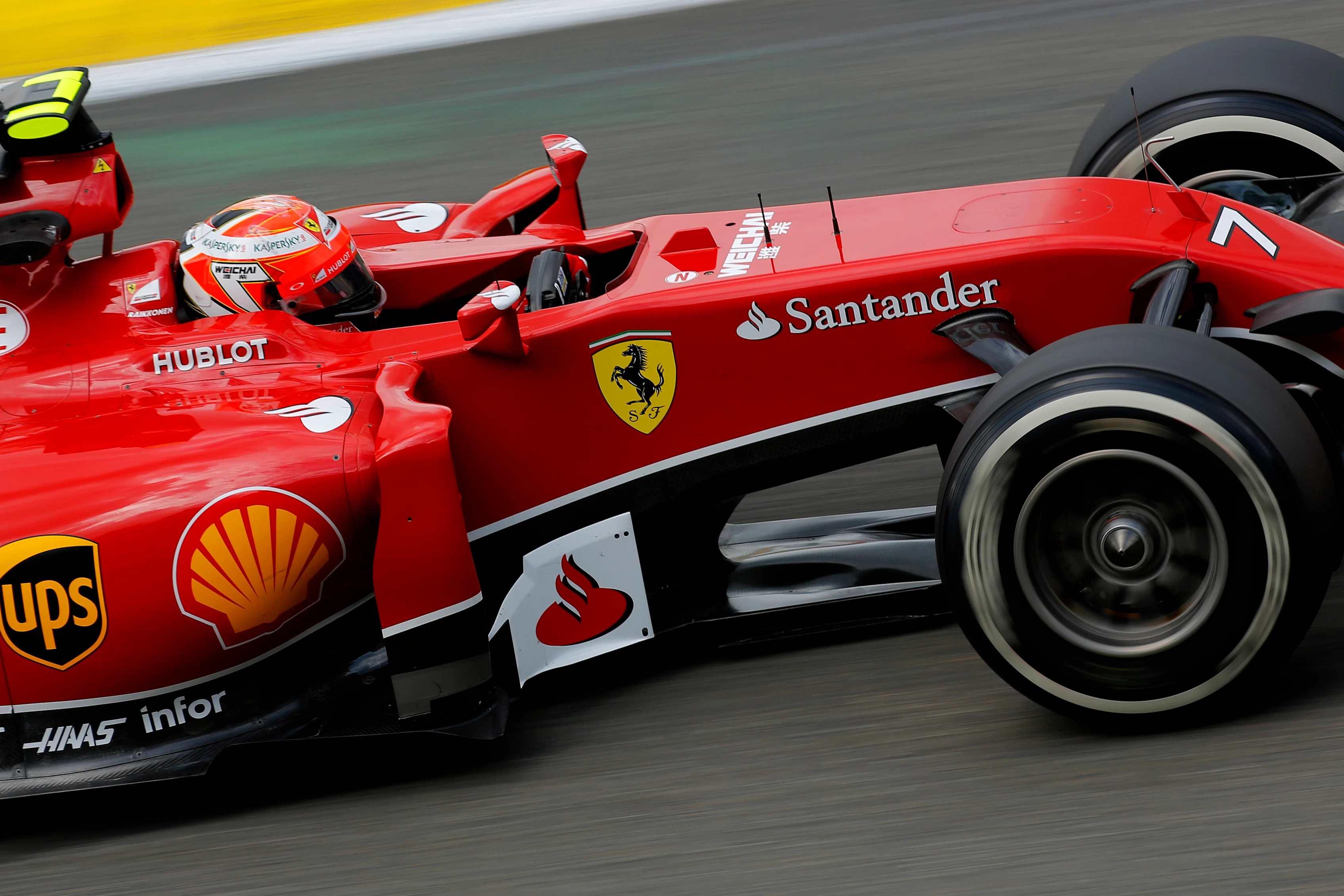 Kimi Raikkonen (FIN) Ferrari F14 T. Formula One World Championship, Rd12, Belgian Grand Prix, Practice, Spa-Francorchamps, Belgium, Friday 22 August 2014. © Sutton Motorsport Images