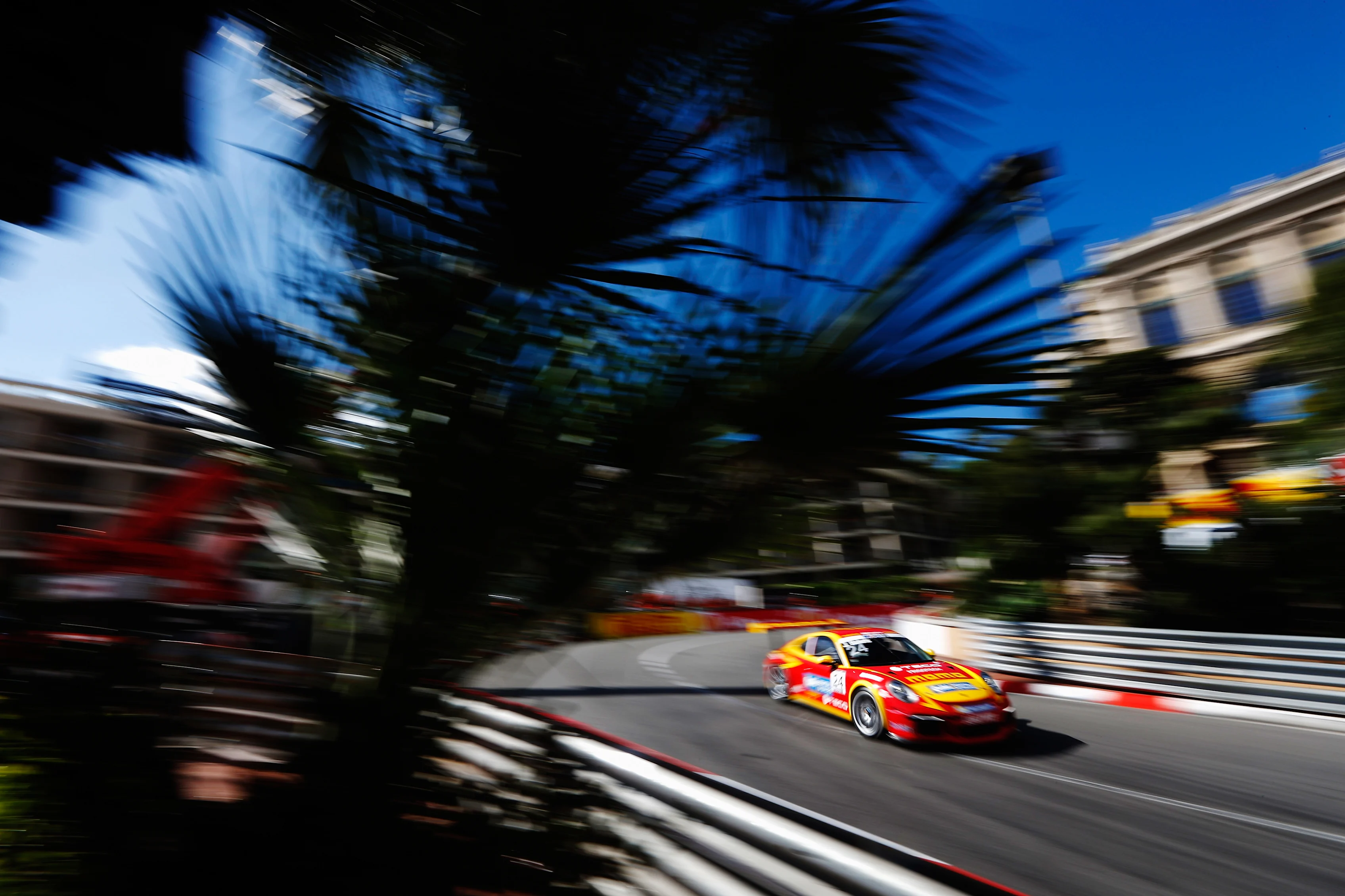 MONTE-CARLO, MONACO - MAY 26: Jochen Habets drives the Momo-Megatron Porsche during the Porsche