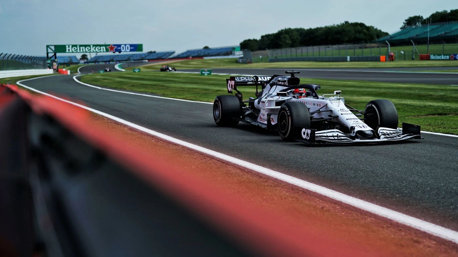Daniil Kvyat (RUS) AlphaTauri AT01.                               
31.07.2020. Formula 1 World Championship, Rd 4, British Grand Prix, Silverstone, England, Practice Day.
- www.xpbimages.com, EMail: requests@xpbimages.com © Copyright: FIA Pool For Editorial Use Only