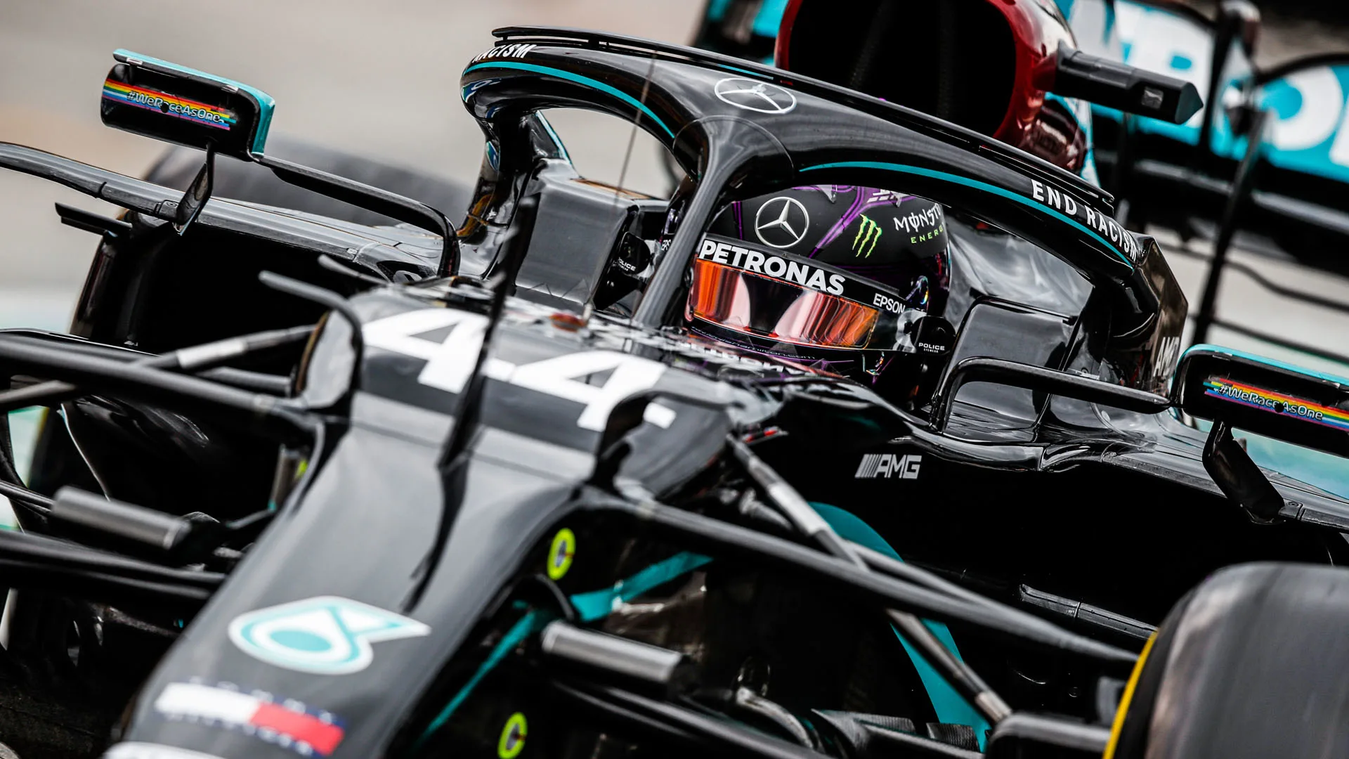 44 HAMILTON Lewis (gbr), Mercedes AMG F1 GP W11 Hybrid EQ Power+, action during the Formula 1