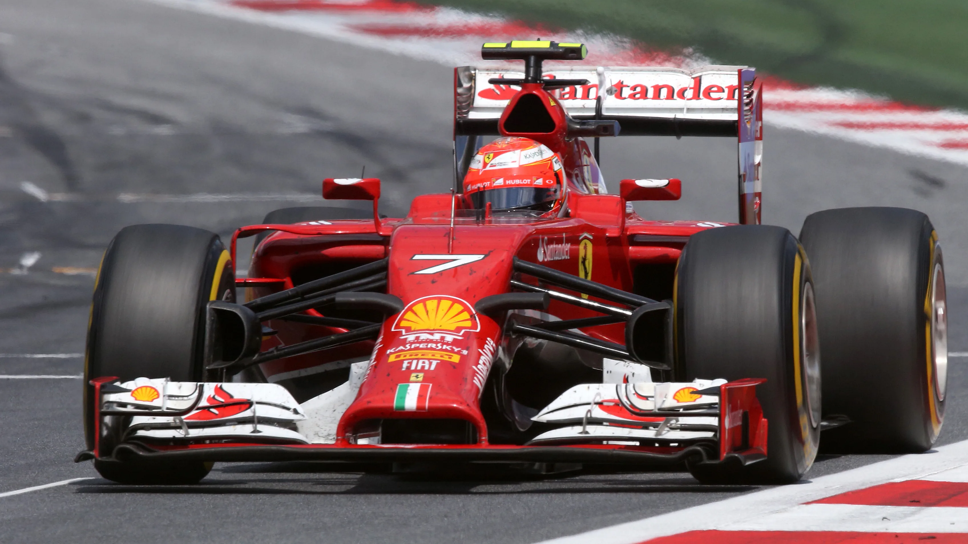 www.sutton-images.com Kimi Raikkonen (FIN) Ferrari F14 T. Formula One World Championship, Rd8,