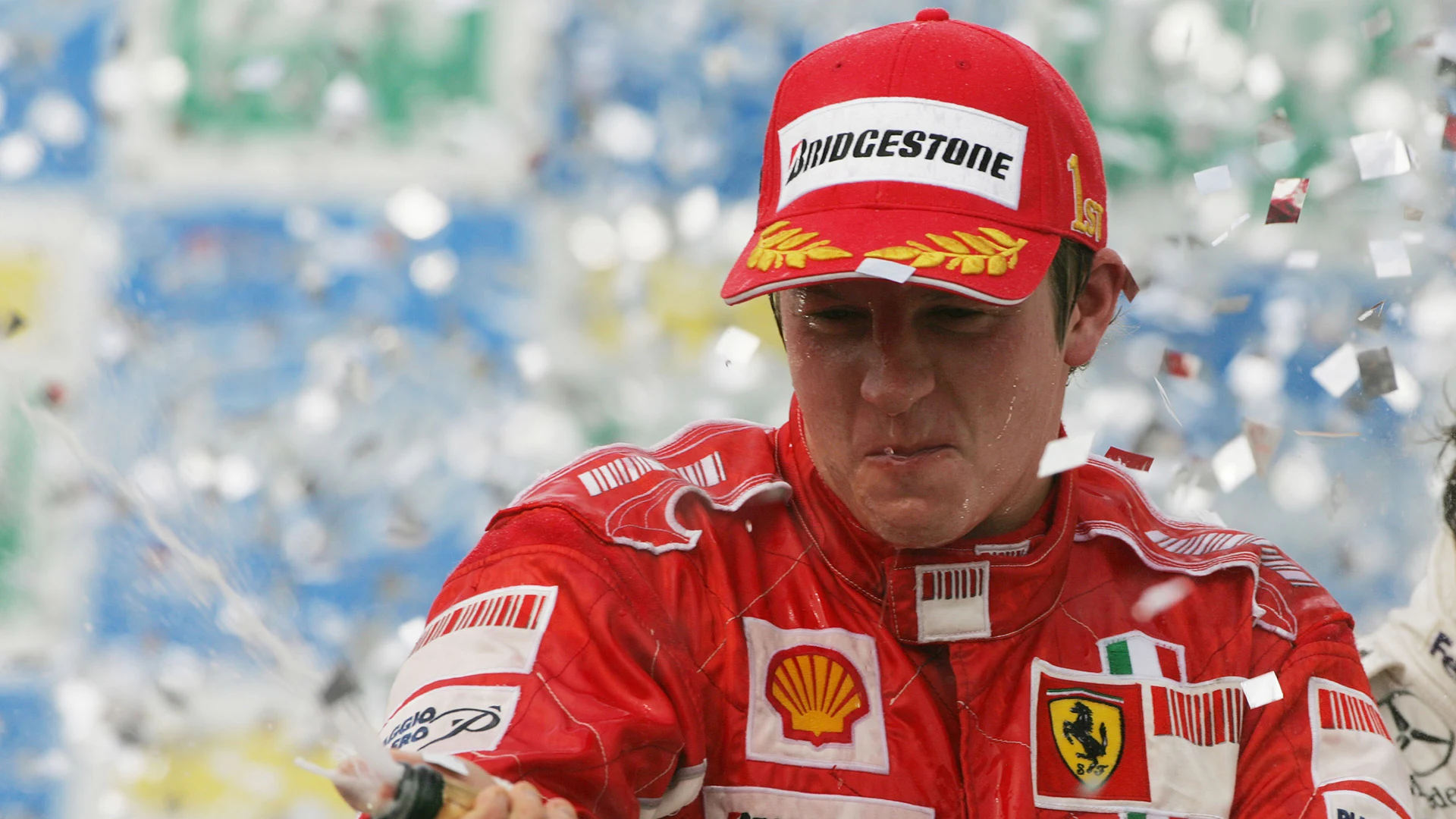 21.10.2007 Sao Paulo, Brazil, \rThe new world champion Kimi Raikkonen (FIN), Räikkönen, Scuderia