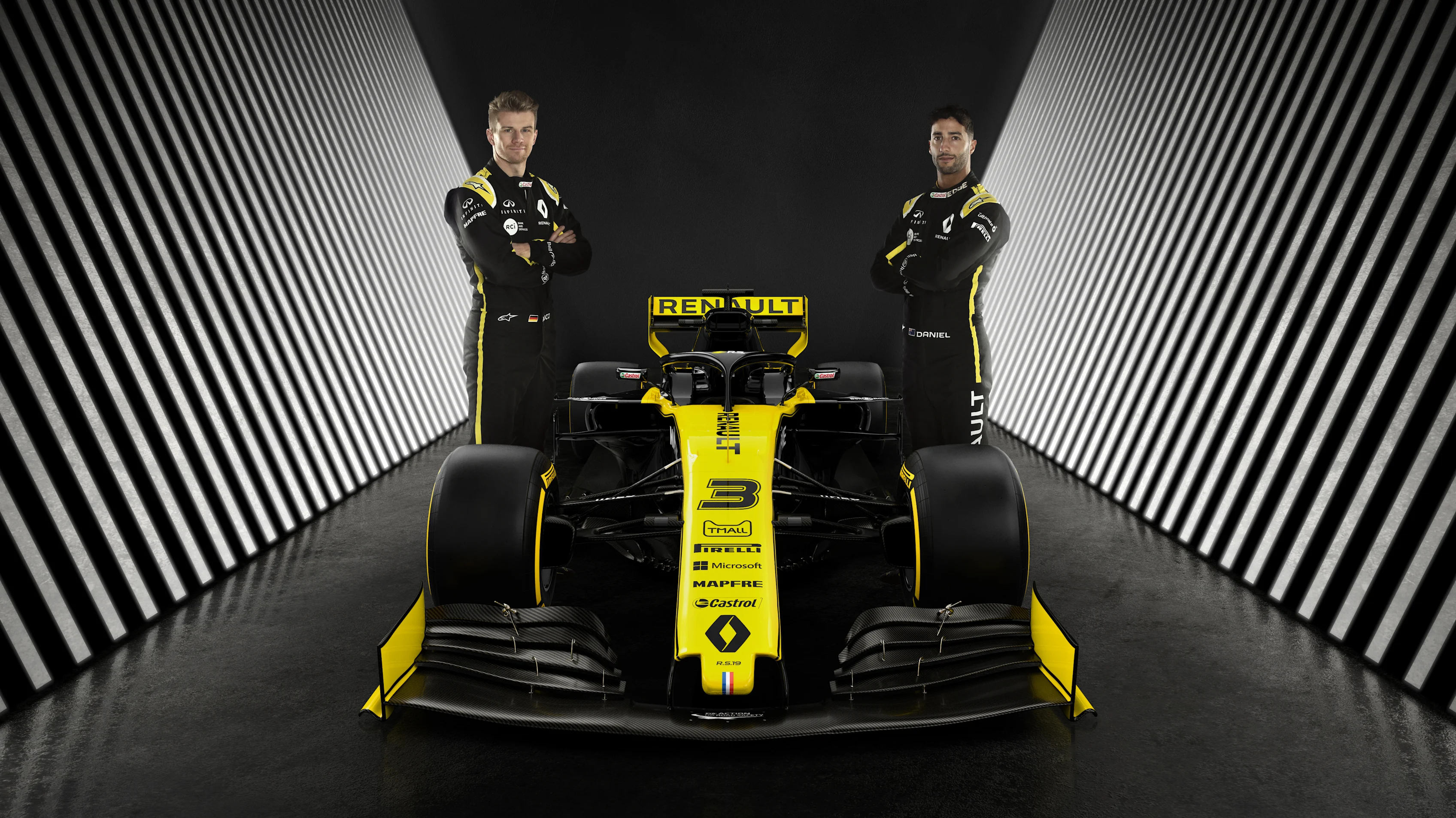 With drivers and