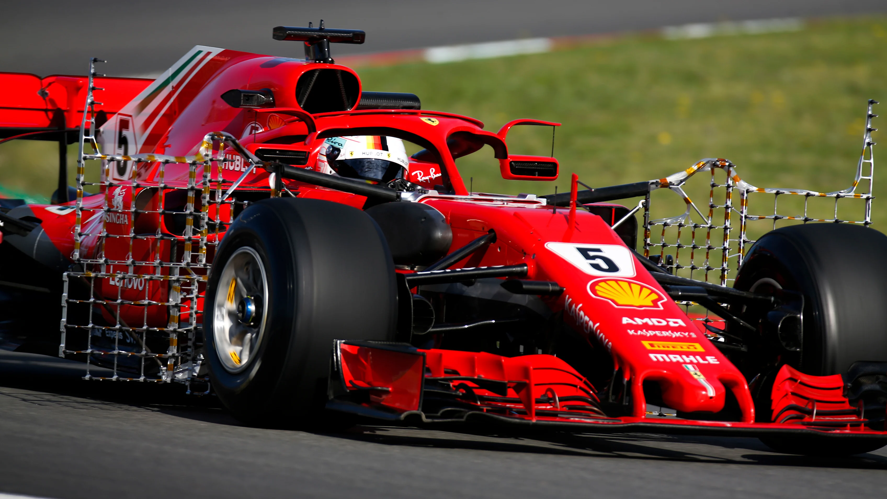 CIRCUIT DE BARCELONA-CATALUNYA, SPAIN - MAY 15: Sebastian Vettel, Ferrari SF71H during the
