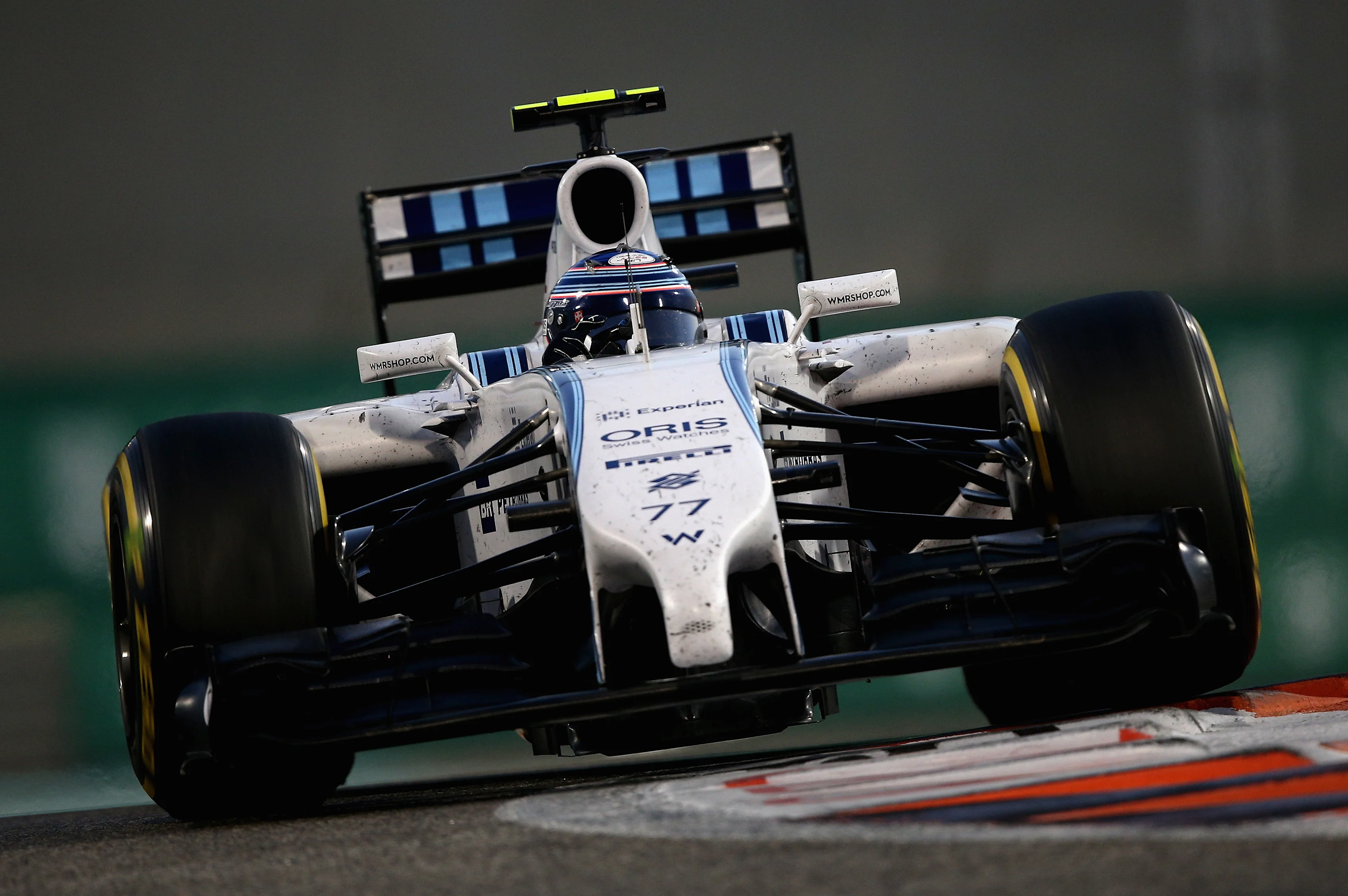 ABU DHABI, UNITED ARAB EMIRATES - NOVEMBER 23: Valtteri Bottas of Finland and Williams drives