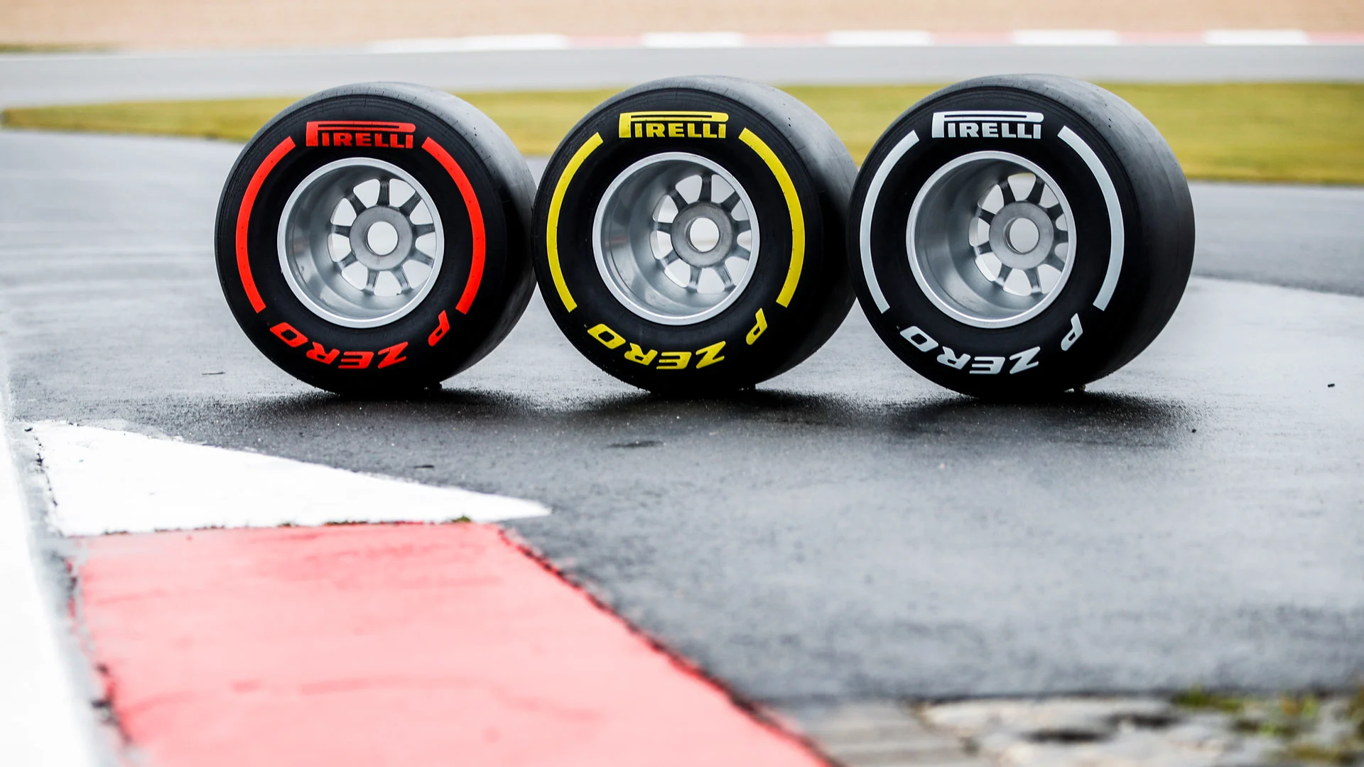 NüRBURGRING, GERMANY - OCTOBER 08: Pirelli Tyres during the Eifel GP at Nürburgring on Thursday
