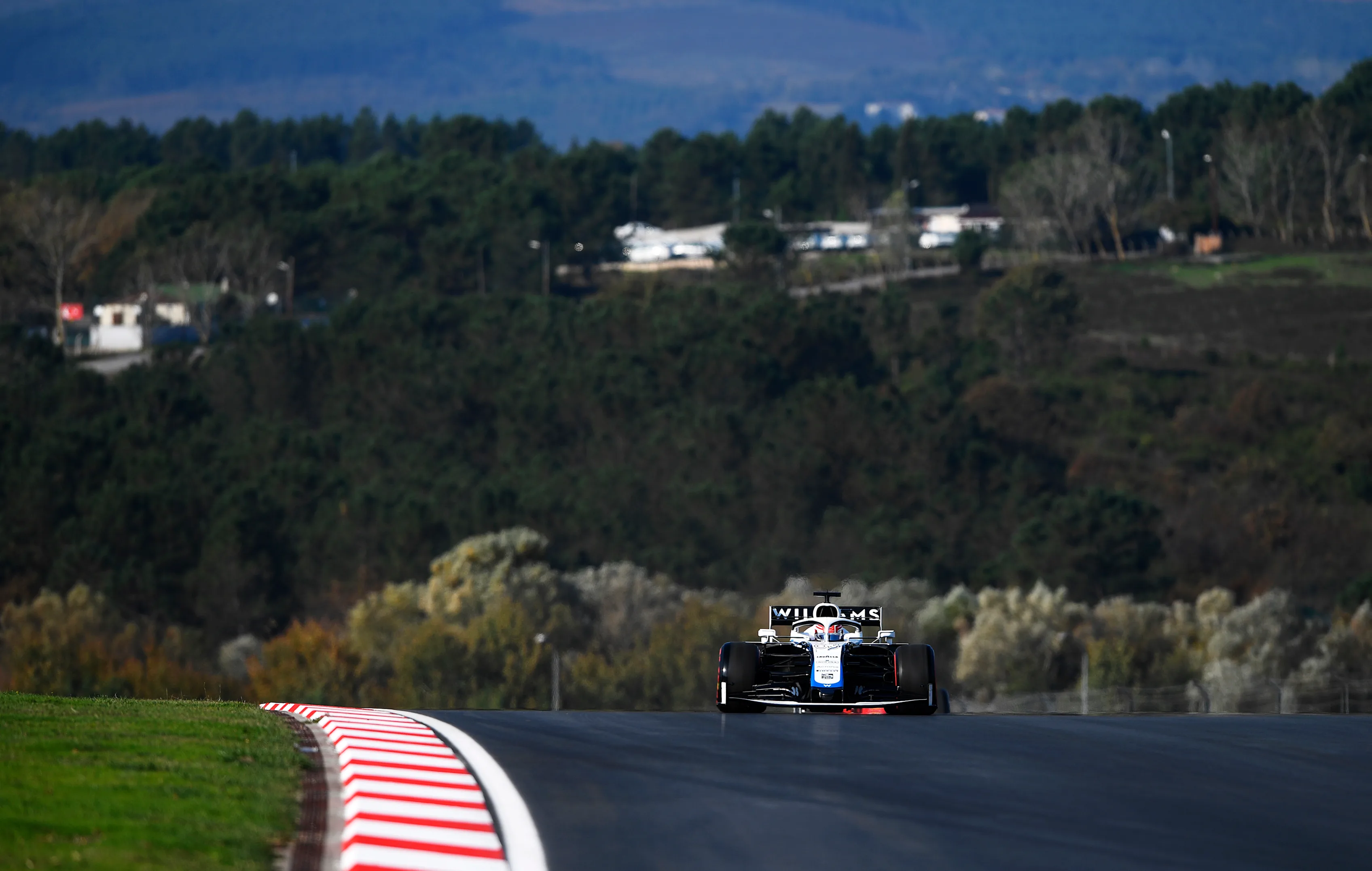 ISTANBUL, TURKEY - NOVEMBER 13: George Russell of Great Britain driving the (63) Williams Racing