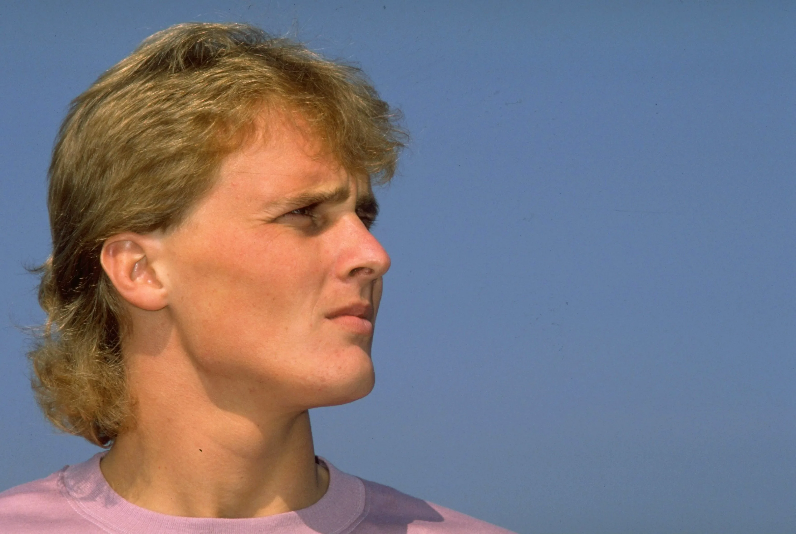 1989: Portrait of Benetton Ford driver Johnny Herbert of Great Britain. \ Mandatory Credit: Pascal