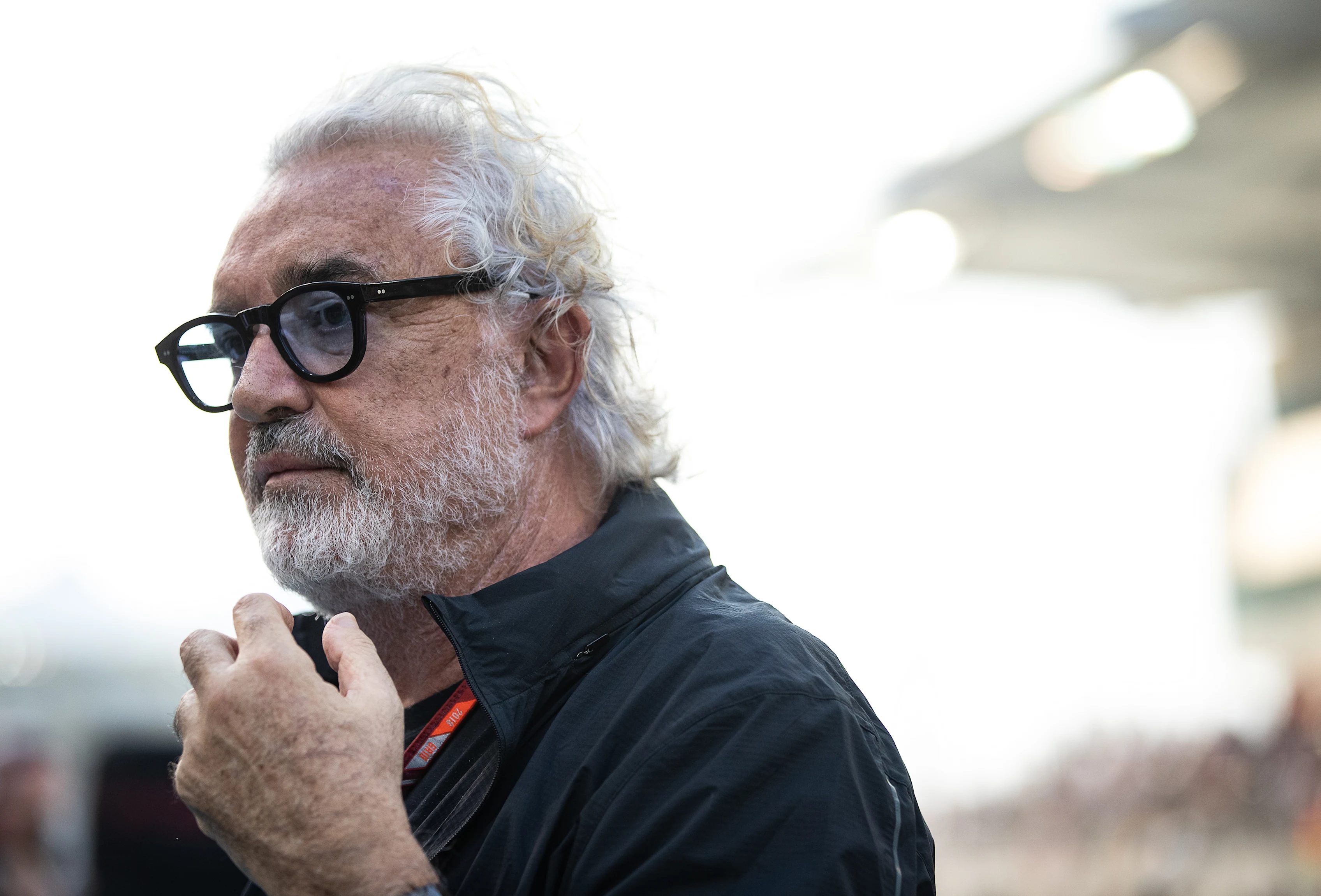 ABU DHABI, UNITED ARAB EMIRATES - NOVEMBER 25: Flavio Briatore looks on before the Abu Dhabi