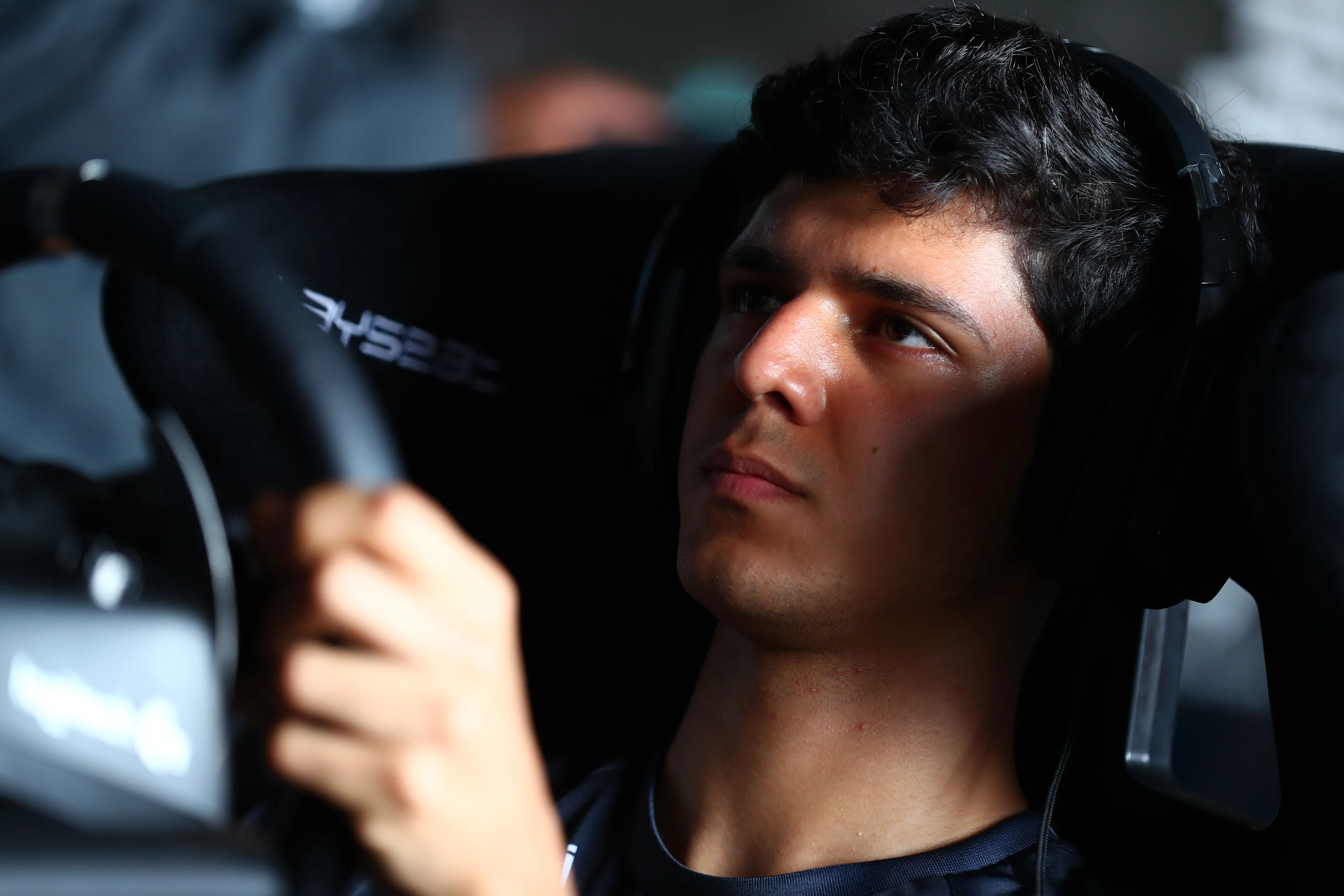 INDIANAPOLIS, INDIANA - MAY 25: Igor Fraga of Brazil in action during the Esports race off event