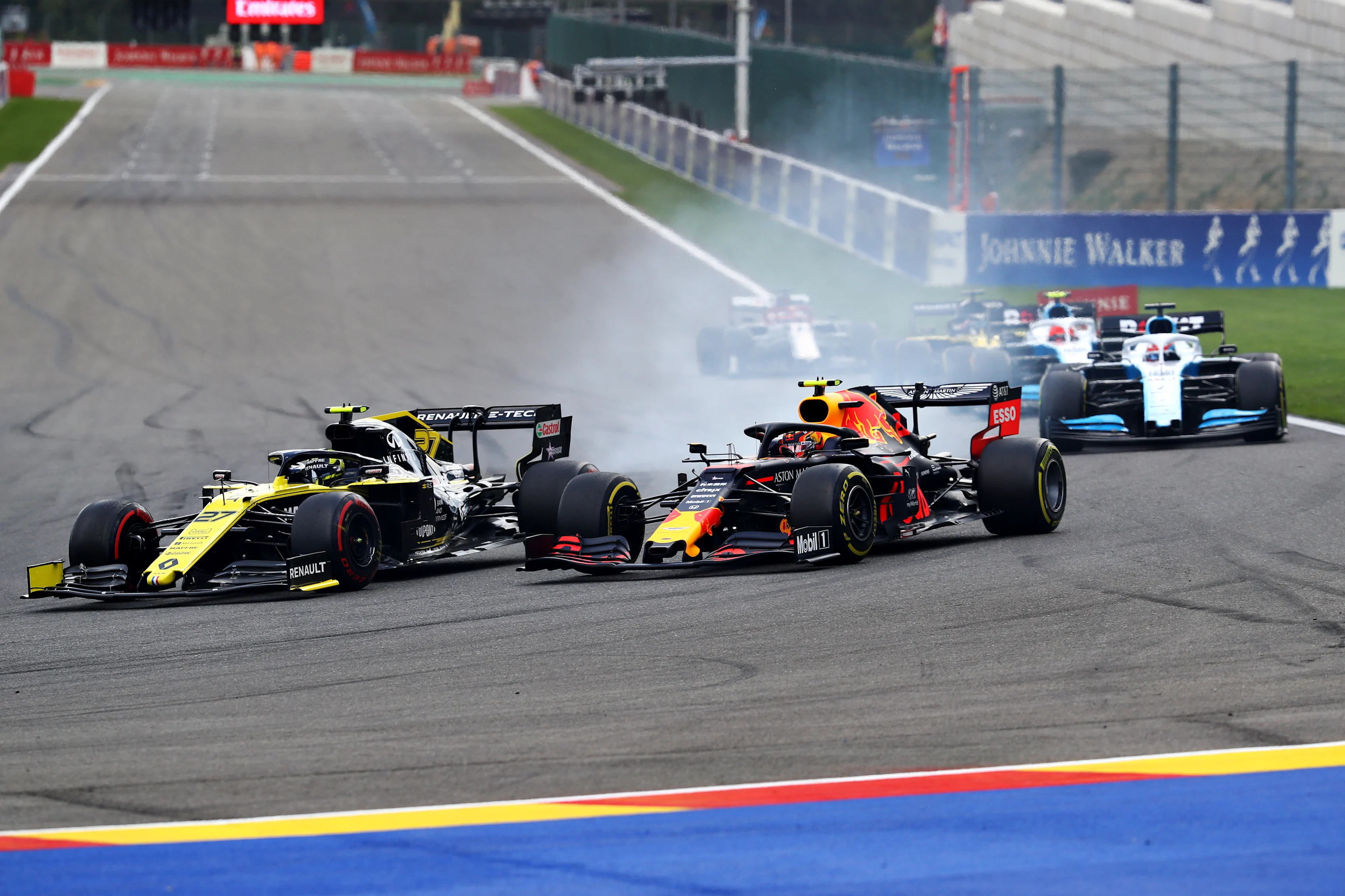 SPA, BELGIUM - SEPTEMBER 01: Nico Hulkenberg of Germany driving the (27) Renault Sport Formula One