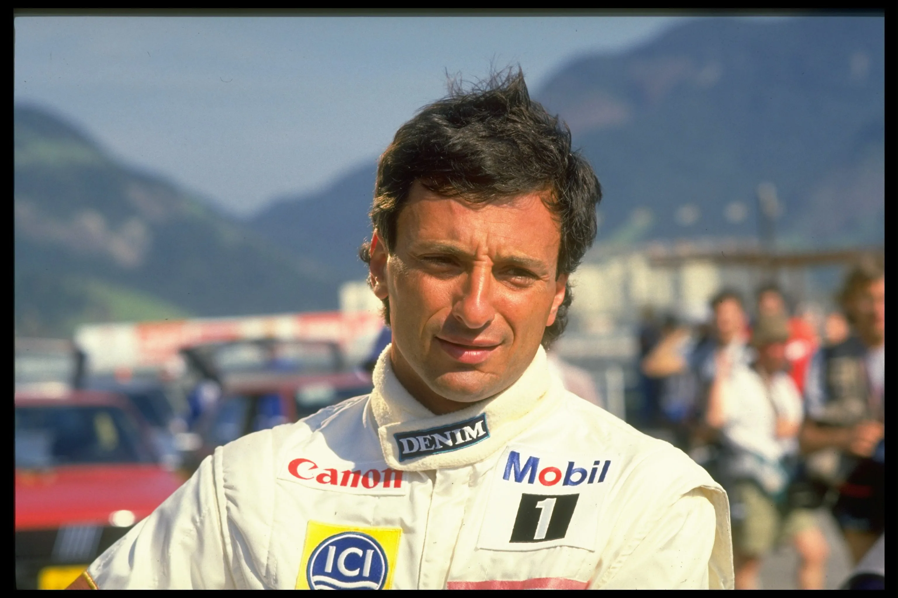 1988: Portrait of Williams Judd driver Riccardo Patrese of Italy before the Brazilian Grand Prix