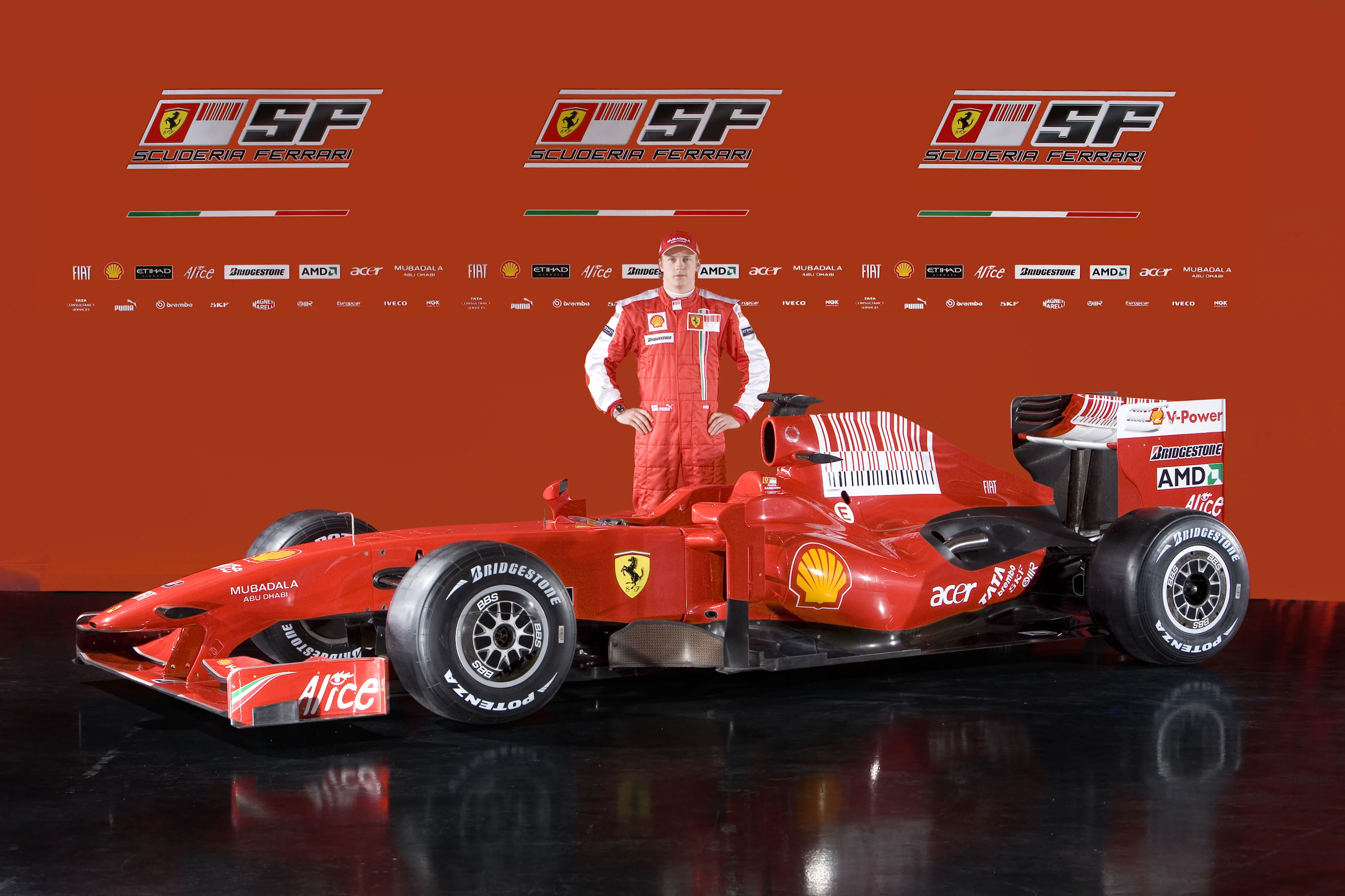 MARANELLO, ITALY- UNDATED: In this handout image supplied by the Ferrari Press Office, driver Kimi