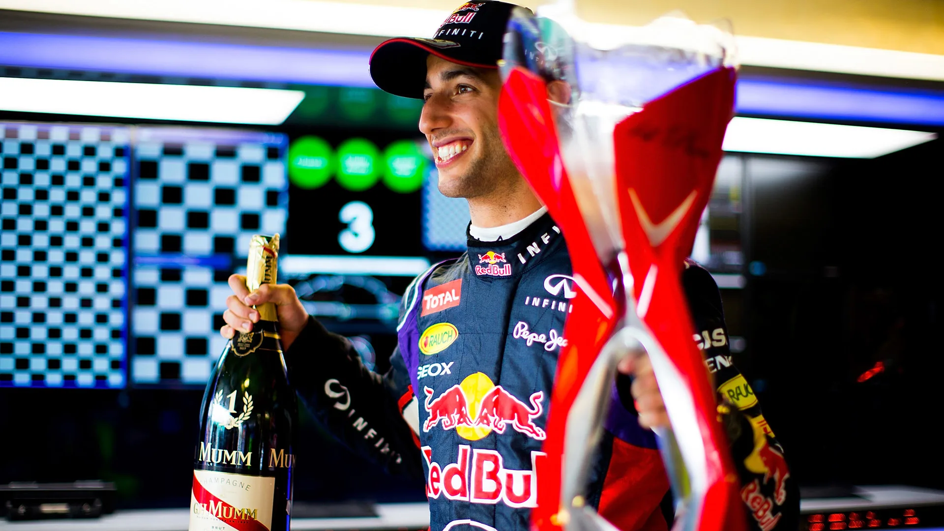 MONTREAL, QC - JUNE 08: Daniel Ricciardo of Australia and Infiniti Red Bull Racing poses for a