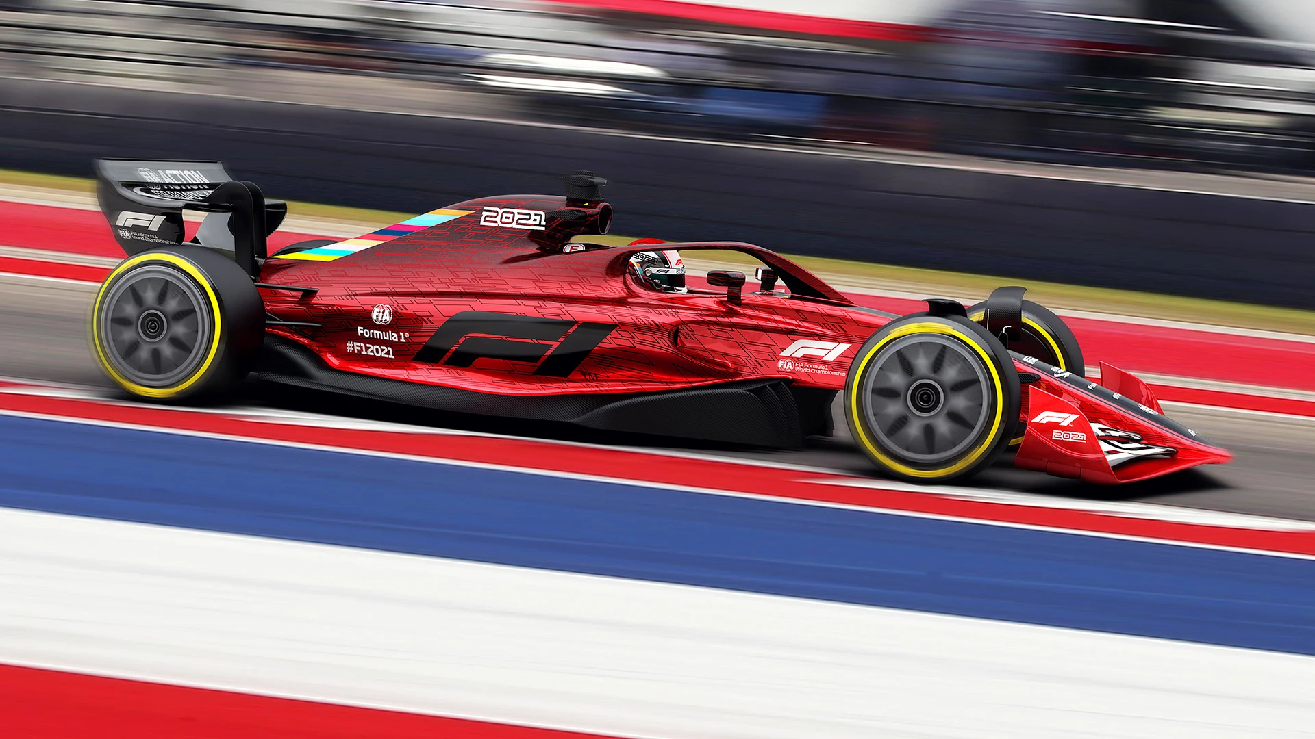 F1 2021 LAUNCH RENDERING track