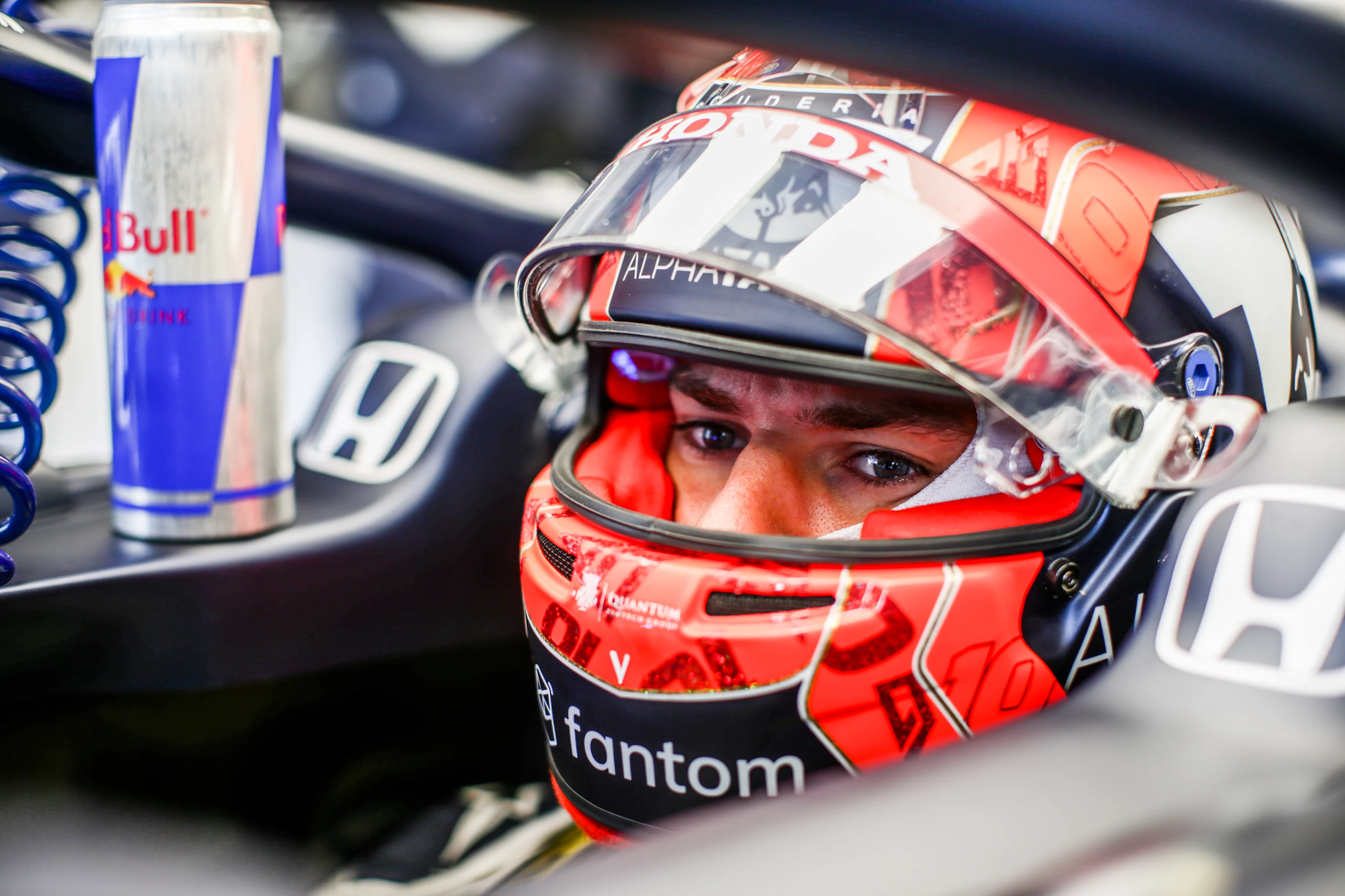 SPA, BELGIUM - AUGUST 27: Pierre Gasly of Scuderia AlphaTauri and France during practice ahead of