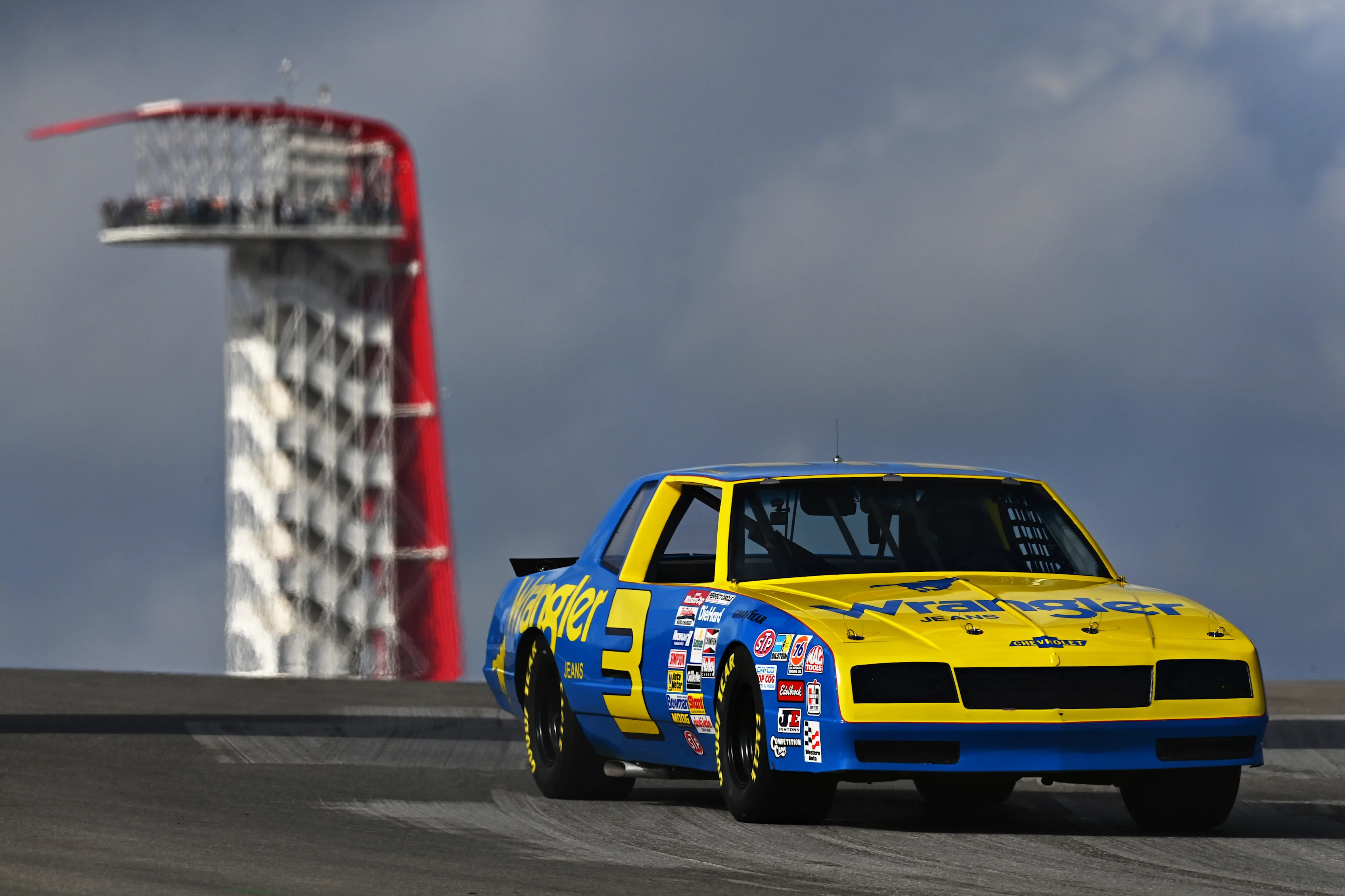 Daniel Ricciardo drives Dale Earnhardt's NASCAR stock car
