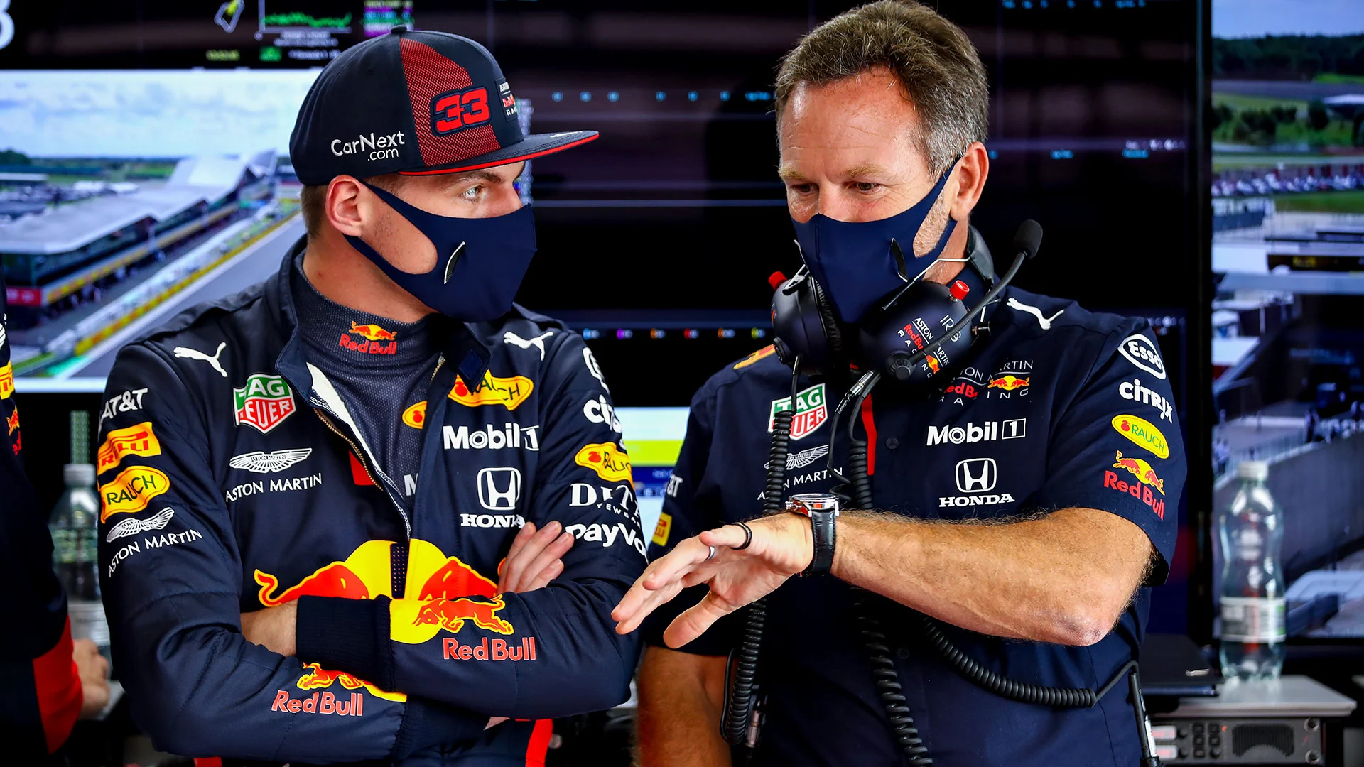 NORTHAMPTON, ENGLAND - AUGUST 01: Max Verstappen of Netherlands and Red Bull Racing and Red Bull