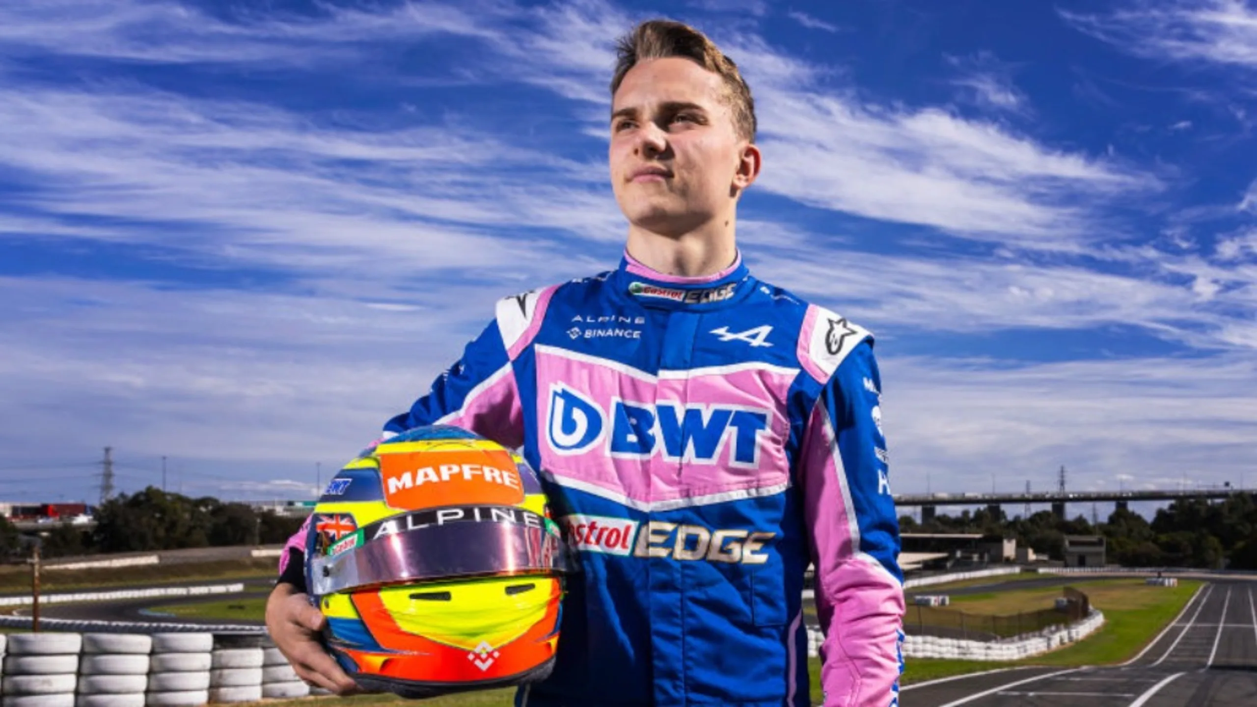 MELBOURNE, AUSTRALIA - APRIL 05: Australian BWT Alpine Formula 1 Team reserve driver Oscar Piastri