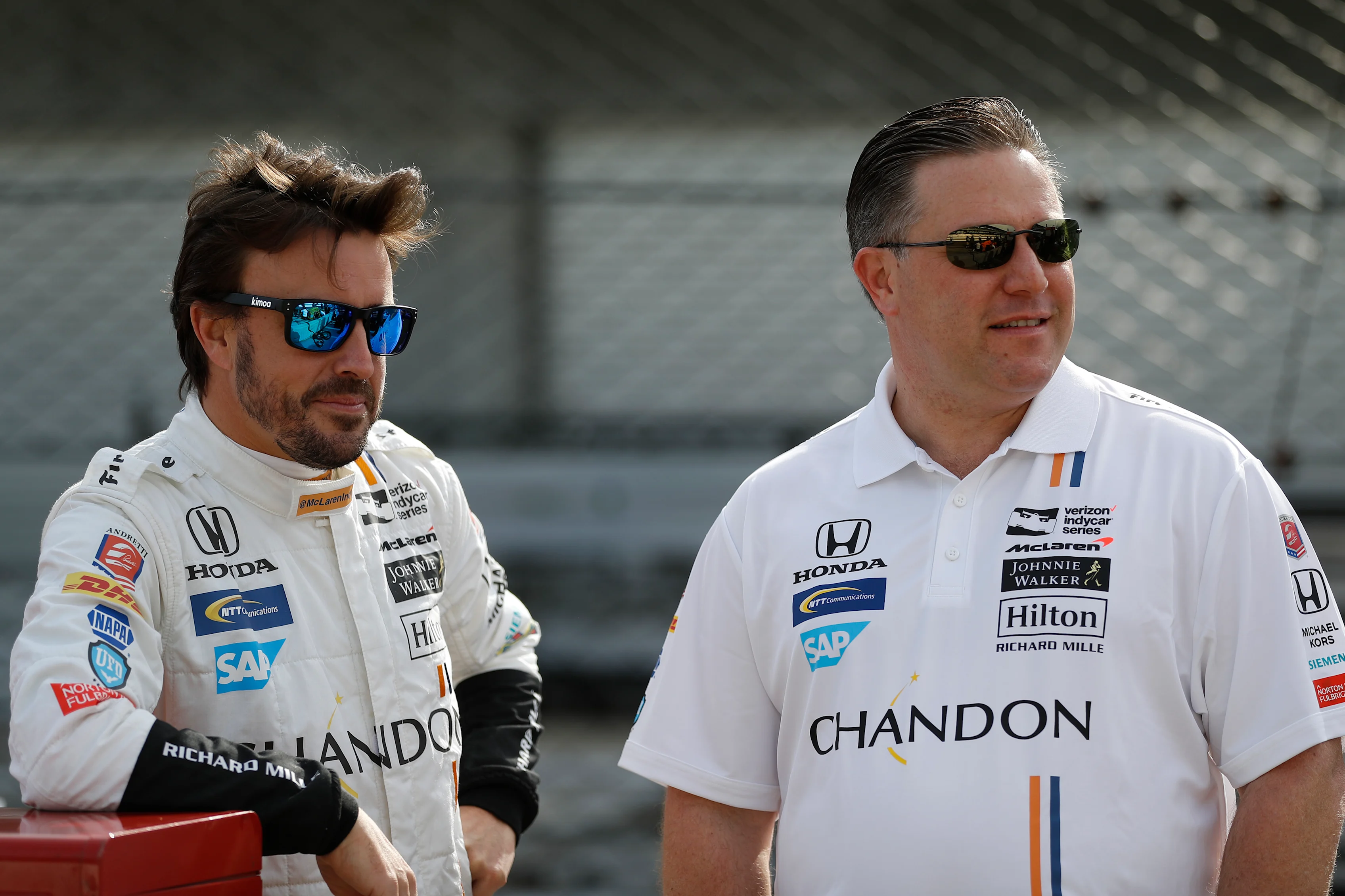 www.sutton-images.com
Fernando Alonso (ESP) McLaren/Andretti Autosport and Zak Brown (USA) McLaren