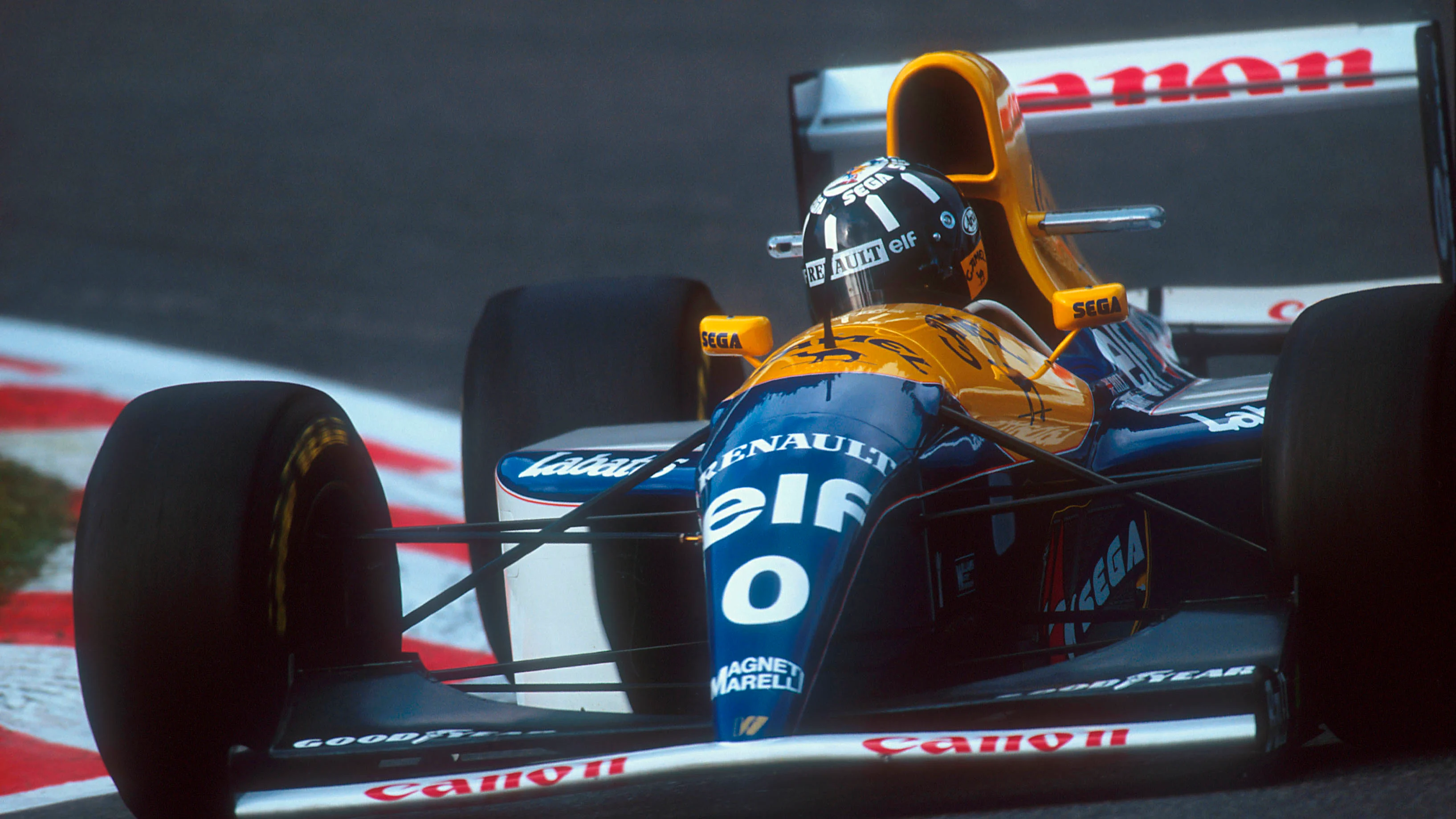 1993 Belgian Grand Prix.
Spa-Francorchamps, Belgium.
27-29 August 1993.
Damon Hill (Williams FW15C