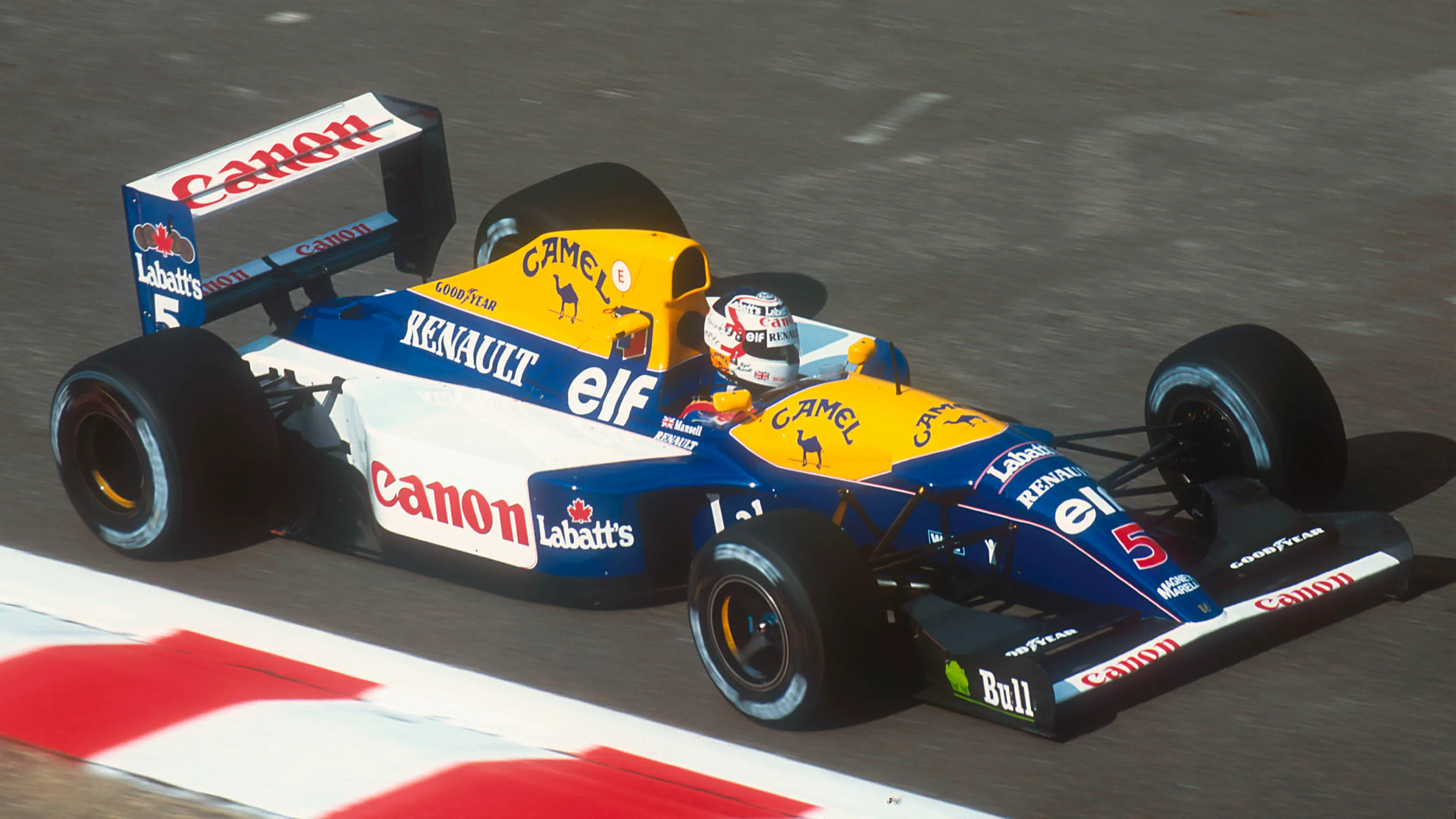 1992 Belgian Grand Prix.
Spa-Francorchamps, Belgium.
28-30 August 1992.
Nigel Mansell (Williams