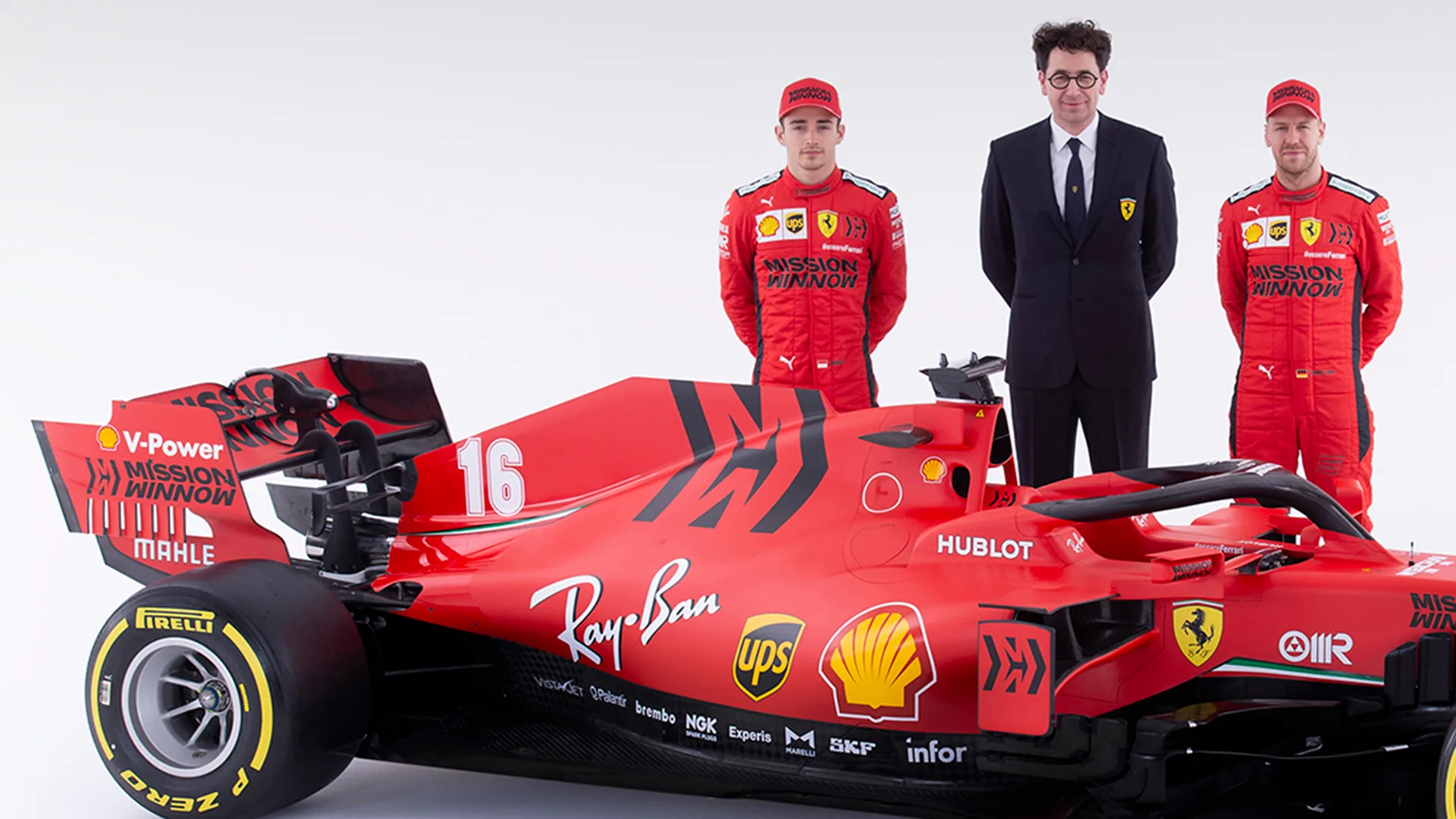 Reggio Emilia (Italy) - 11/02/2020 - FERRARI SF1000 - CHARLES LECLERC - MATTIA BINOTTO (TEAM
