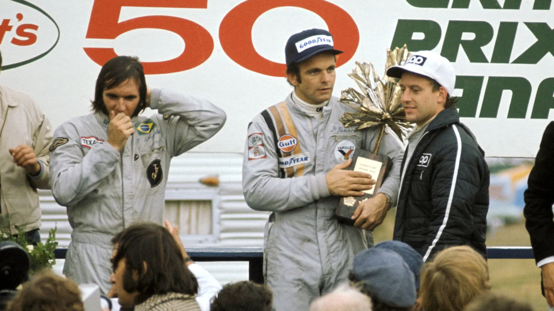The podium results were pending for several hours due to the pace car confusion that wrecked the