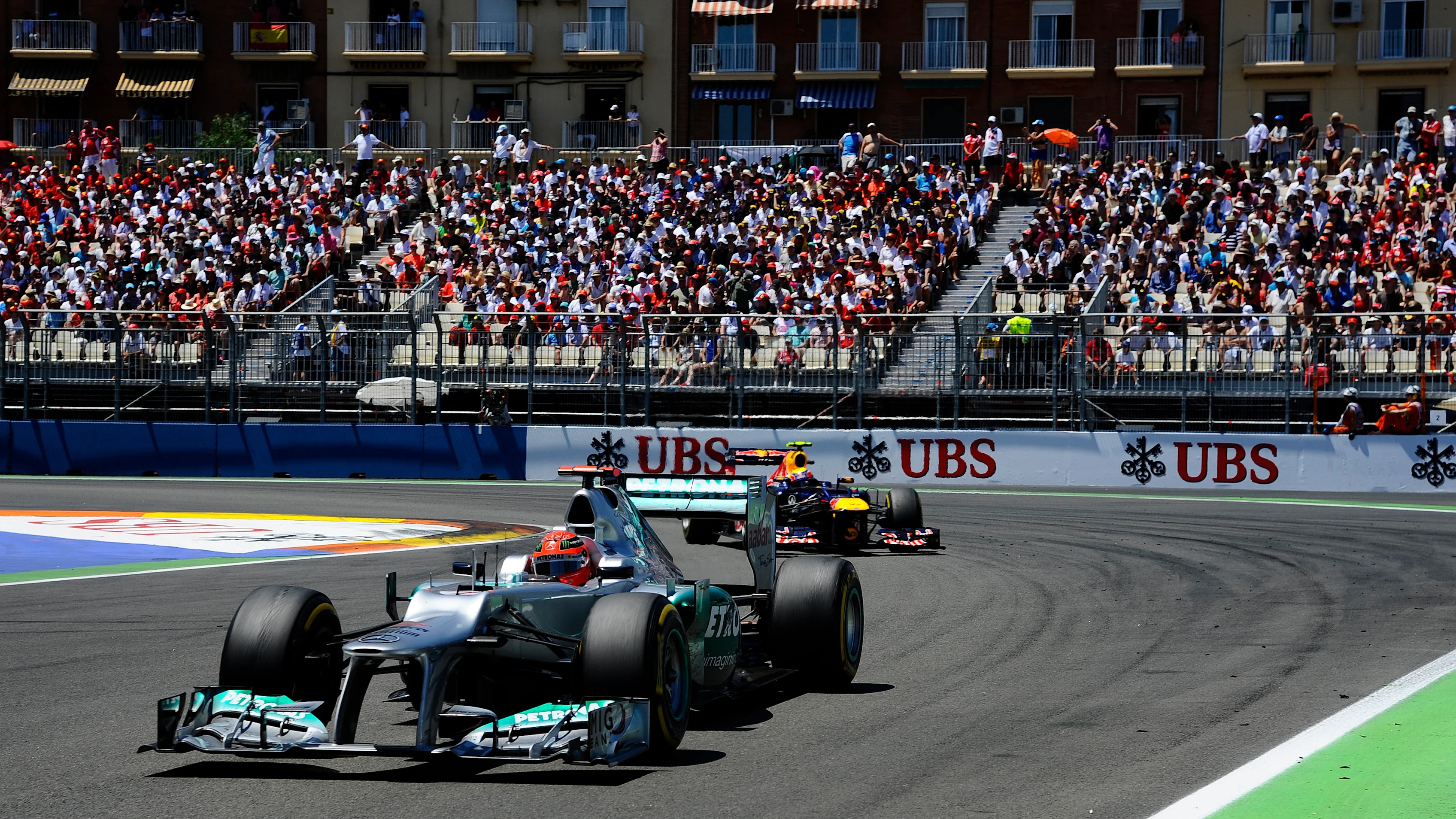Michael Schumacher (GER) Mercedes AMG F1 W03 finished third. Formula One World Championship, Rd8,