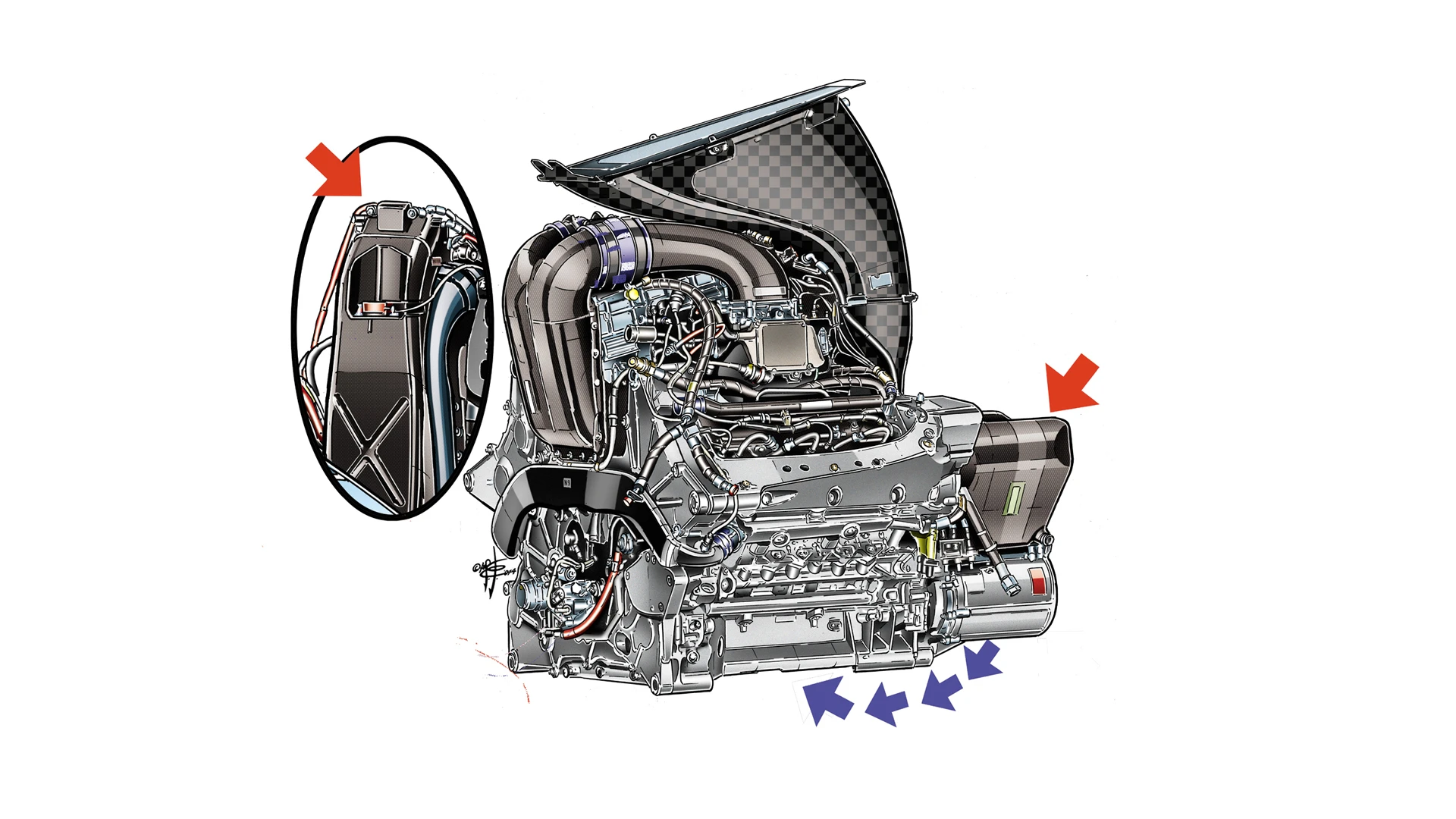 Ferrari SF15-T - 2016 engine development