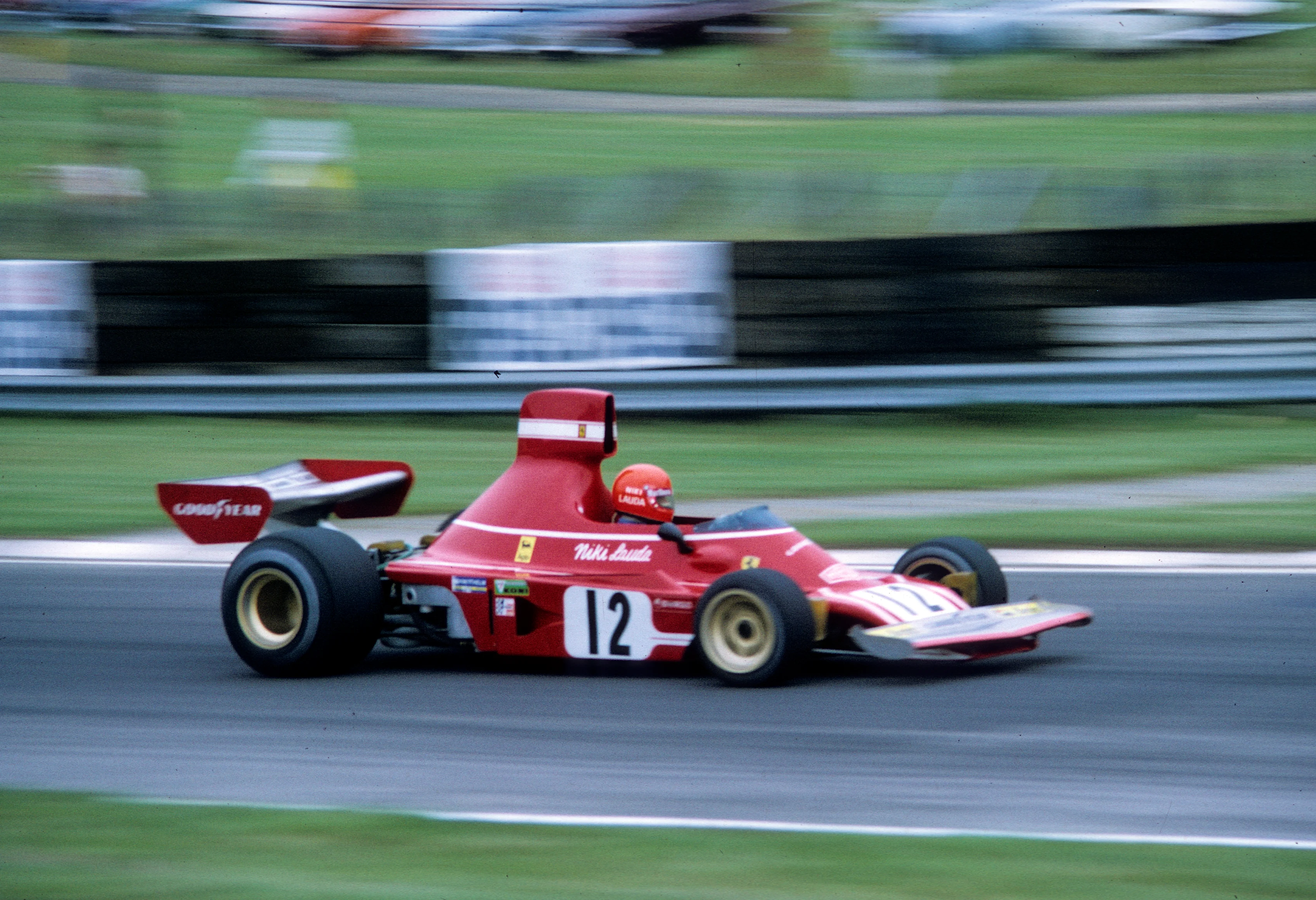 BRANDS HATCH, ENGLAND - JULY 01: Austrian F1 racing driver Niki Lauda in action at Brands Hatch on