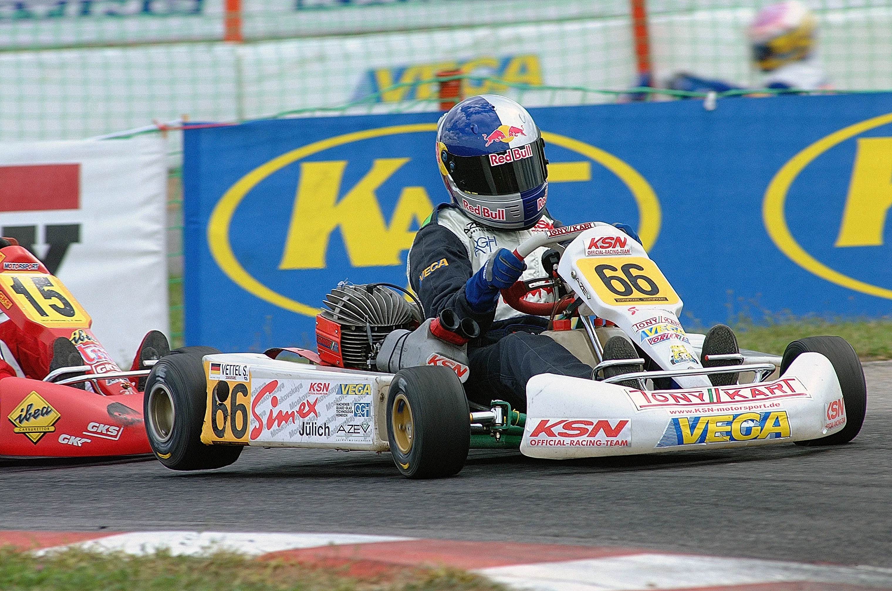Sebastian Vettel (GER), KSN Team.
ICA Junior European Championship, St Amand, France. 15 July 2001.