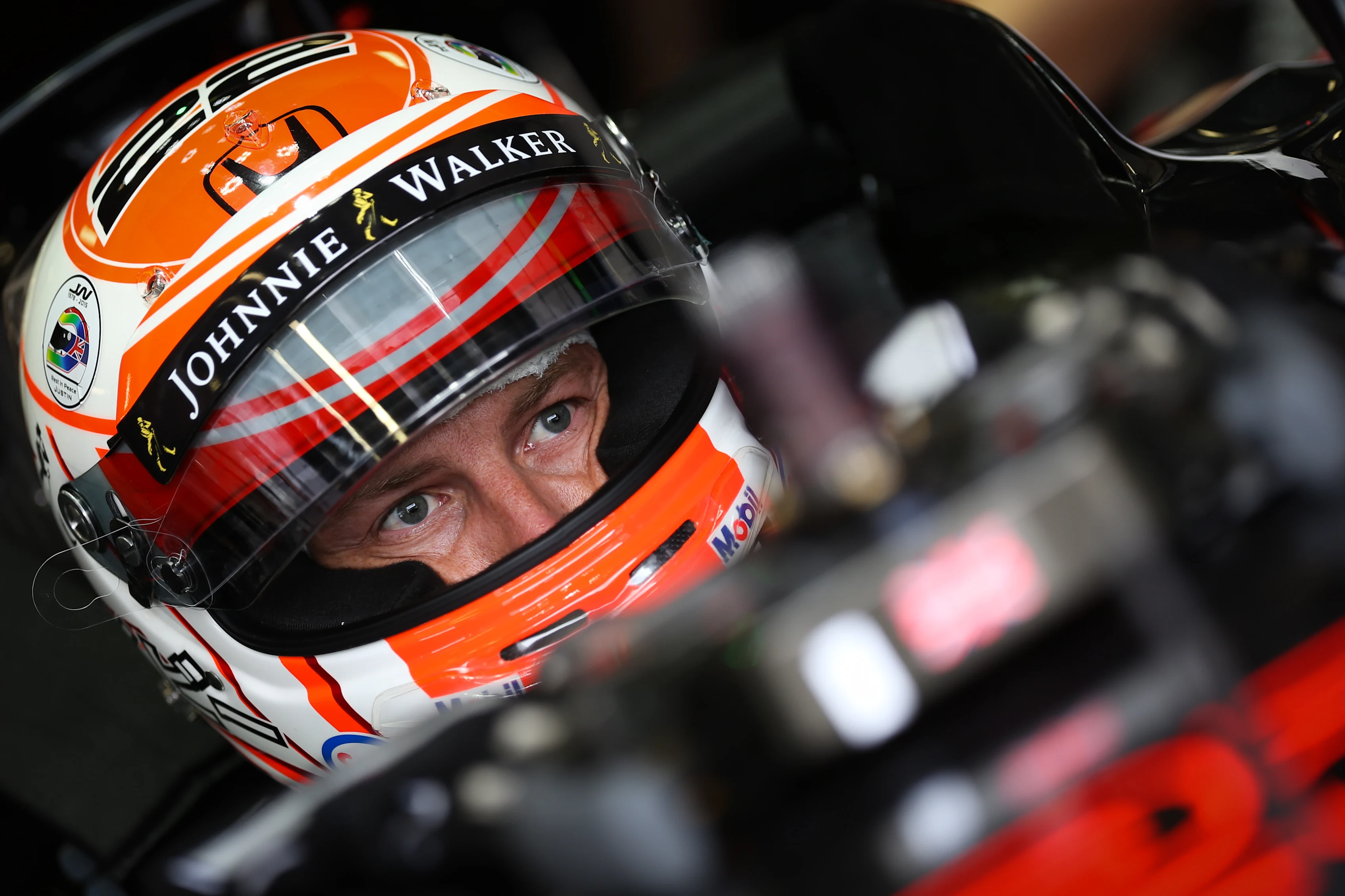 Jenson Button (GBR) McLaren MP4-30 at Formula One World Championship, Rd12, Italian Grand Prix, Practice, Monza, Italy, Friday 4  September 2015. © Sutton Motorsport Images