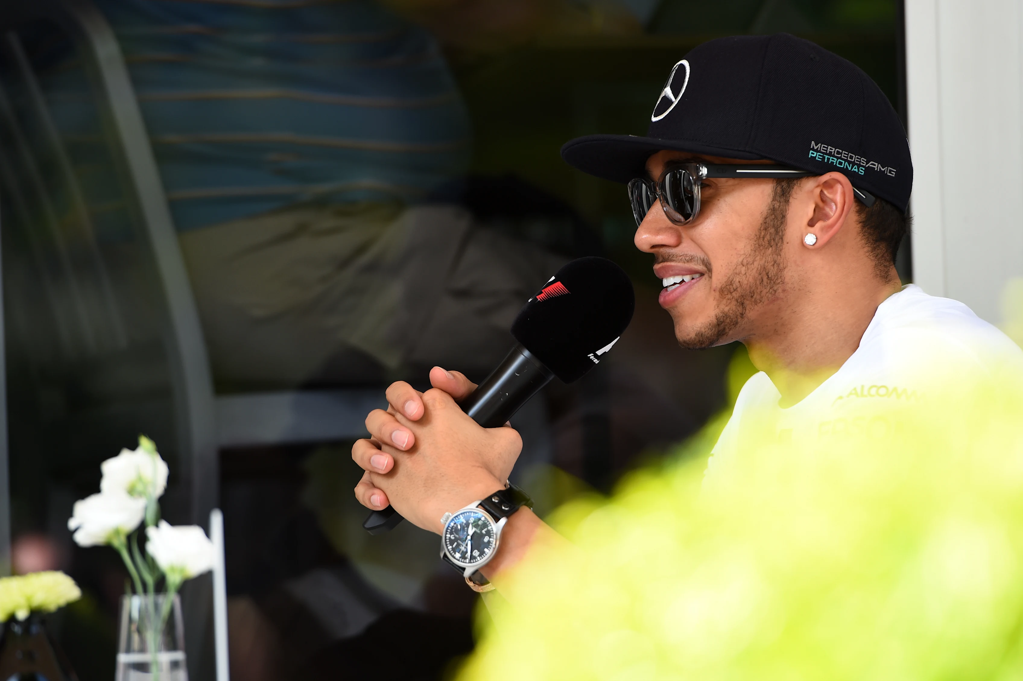 Lewis Hamilton (GBR) Mercedes AMG F1 at Formula One World Championship, Rd2, Malaysian Grand Prix, Preparations, Sepang, Malaysia, Thursday 26 March 2015. © Sutton Motorsport Images